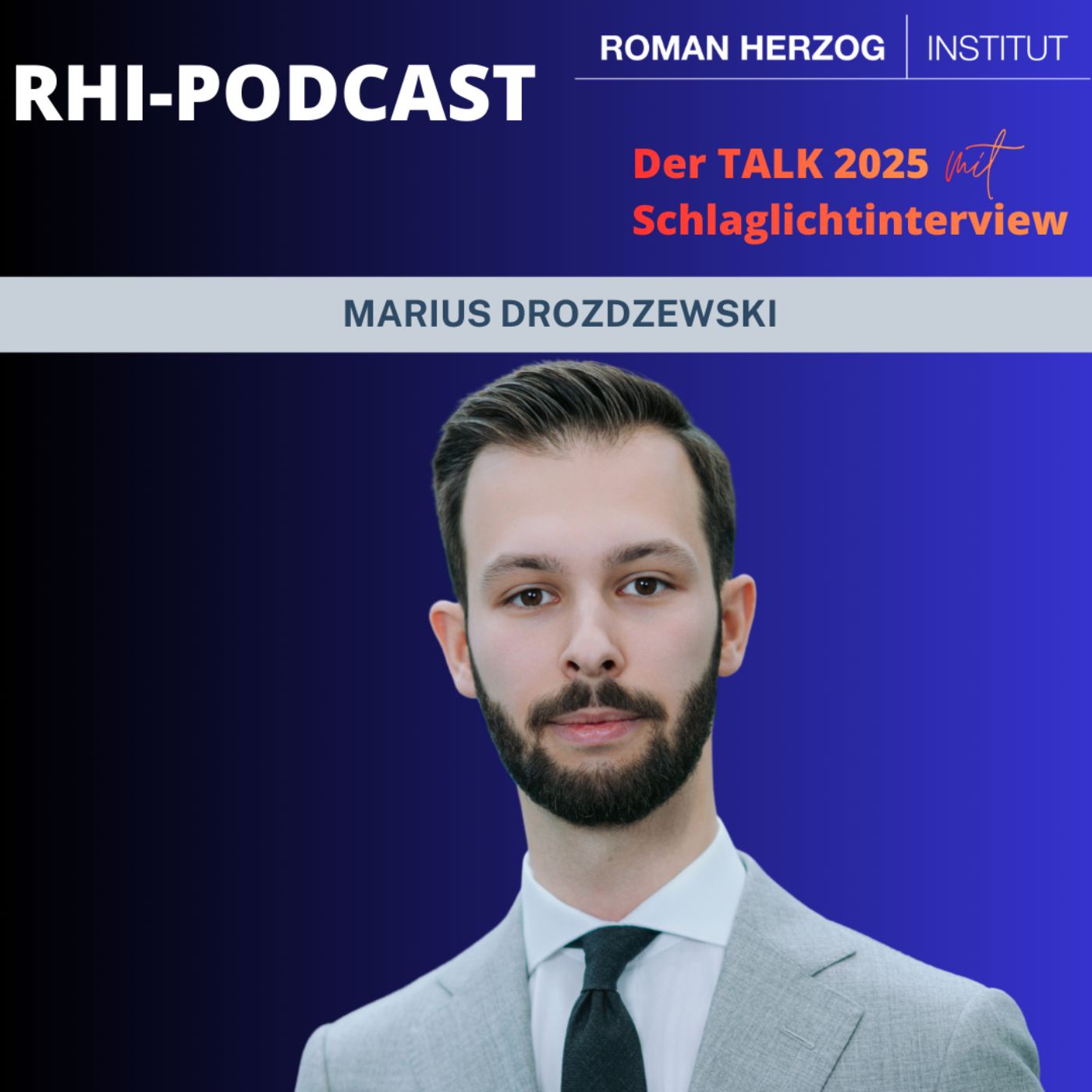 Special RHI-Talk #6: Marius Drozdzewski - „Wir alle wollen die Welt gerechter machen.“
