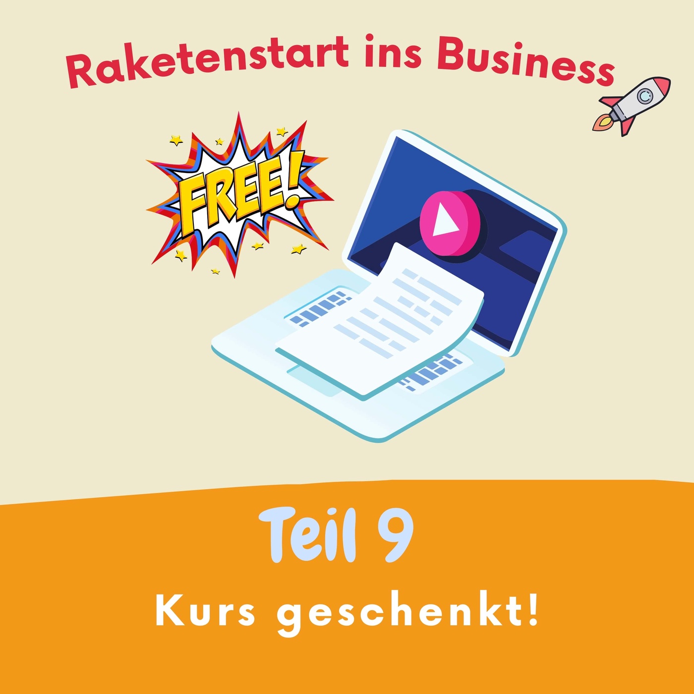 Ich schenke Dir meinen Marketing Kurs! OnlineMarketing in 8 Stufen (9/9)