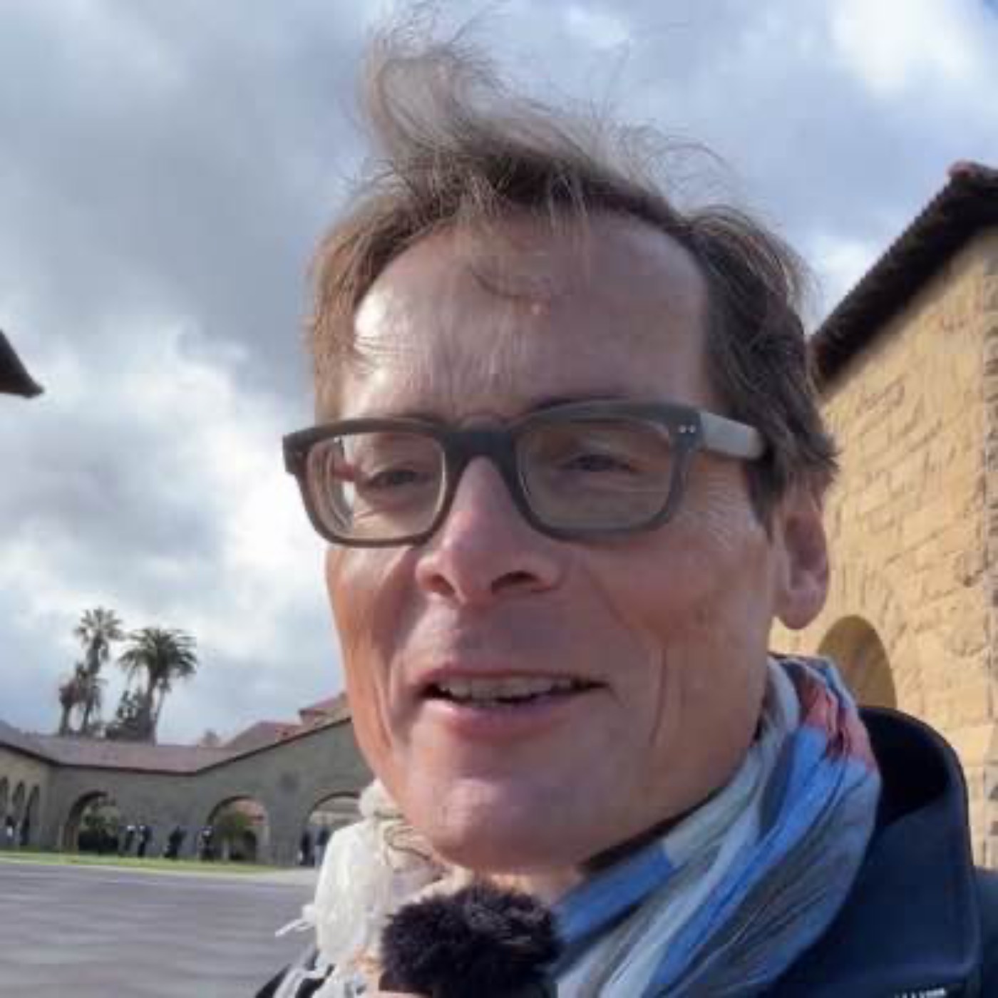 Köppel in Stanford: Mit Prof. Sepp Gumbrecht auf dem wunderschönen Campus der Elite-Universität