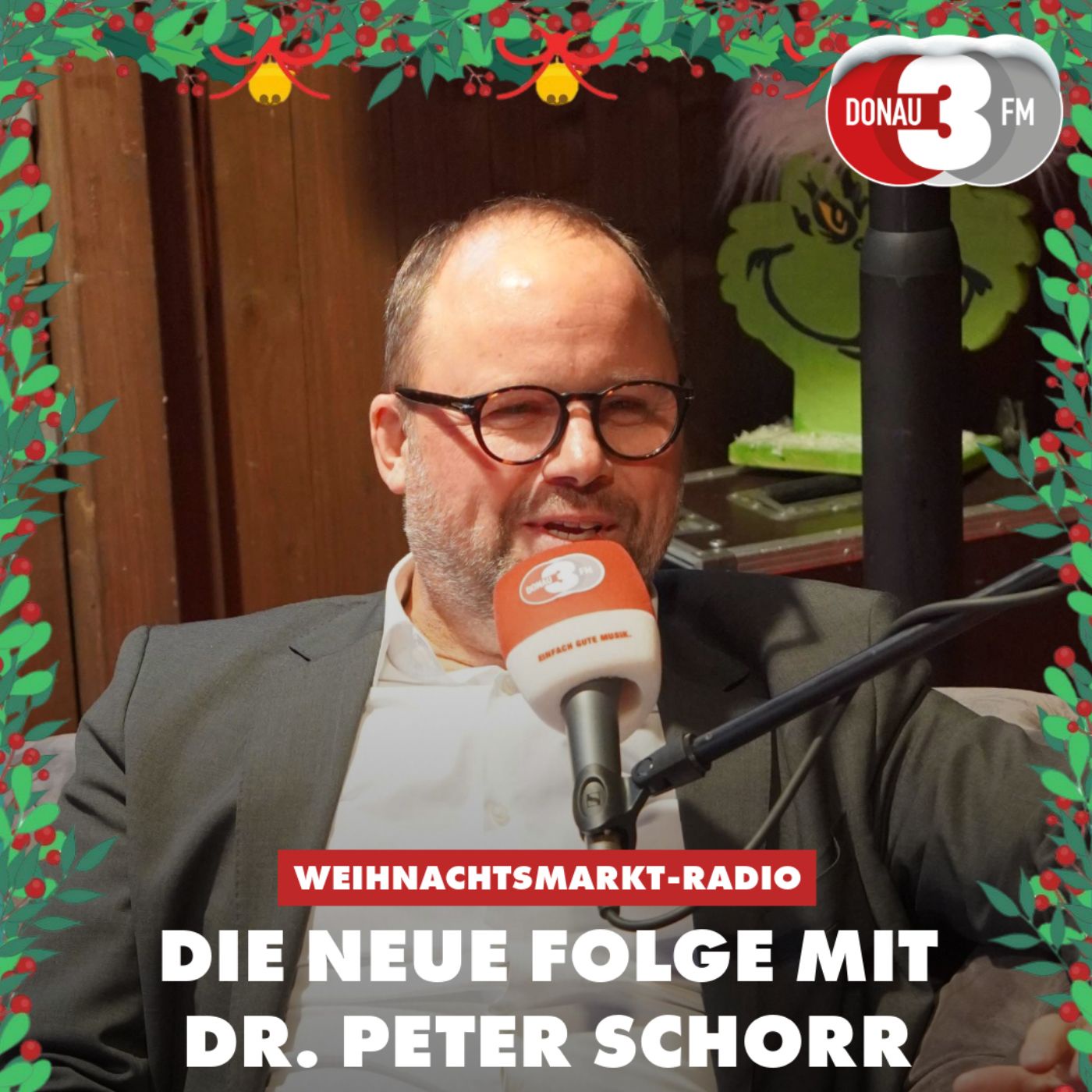 Das DONAU 3 FM Weihnachtsmarktradio mit Dr. Peter Schorr von Möbel Inhofer