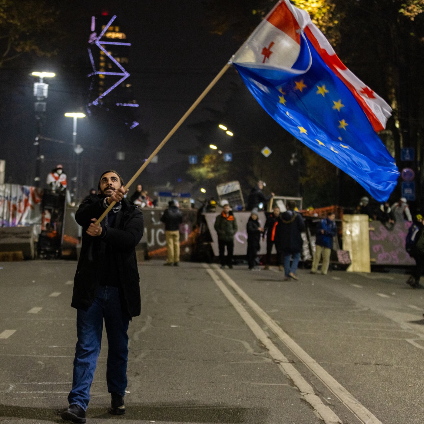 Vor Ort beim Protest in Georgien