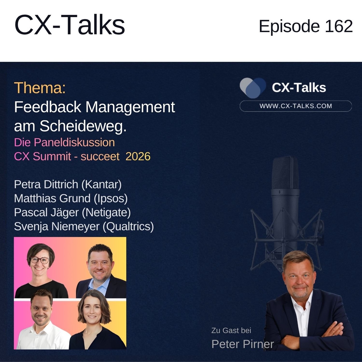 #162 Feedback Management am Scheideweg. Diskussion mit Petra Dittrich, Matthias Grund, Pascal Jäger & Svenja Niemeyer