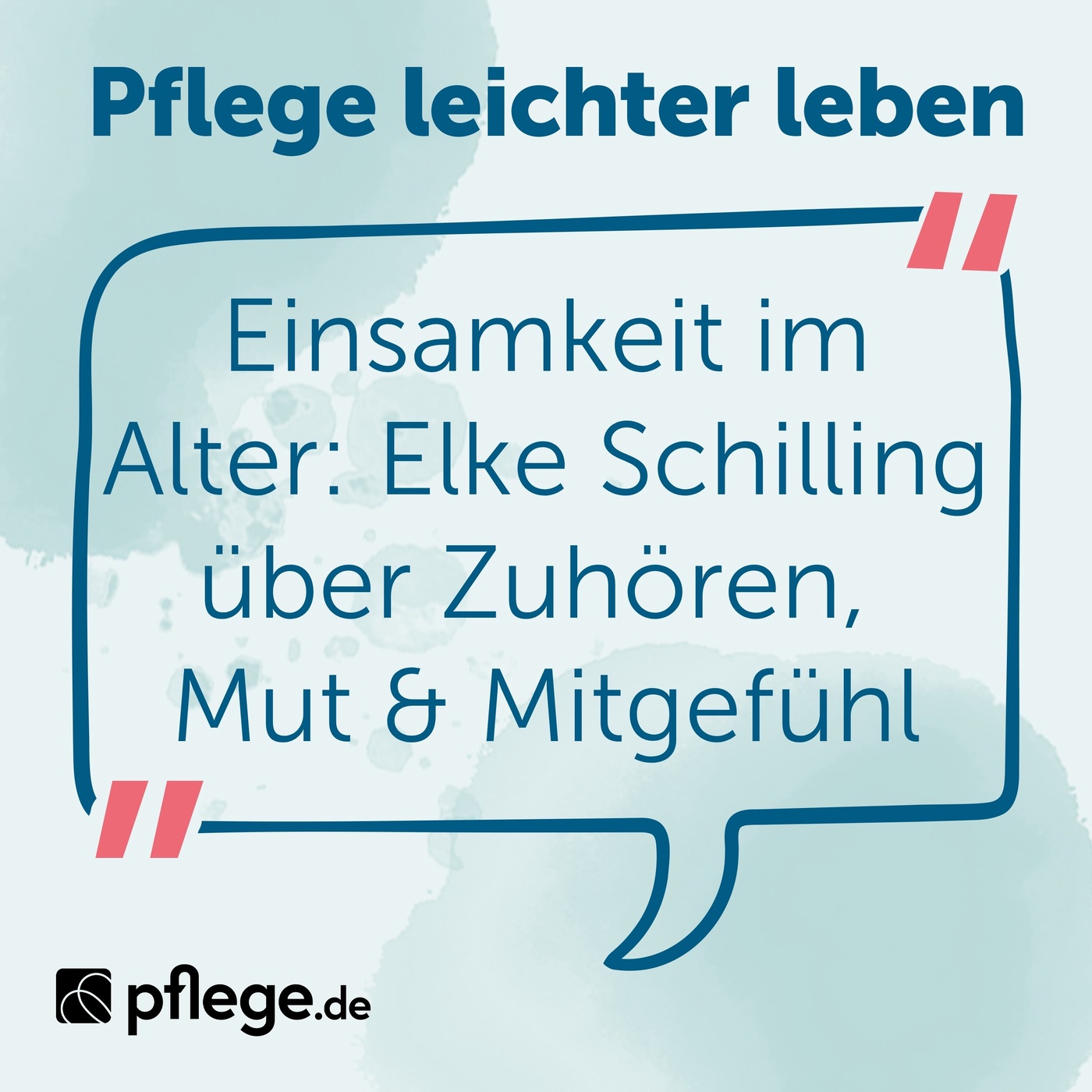 Einsamkeit im Alter: Elke Schilling vom Silbernetz e.V. über Zuhören, Mut und Mitgefühl