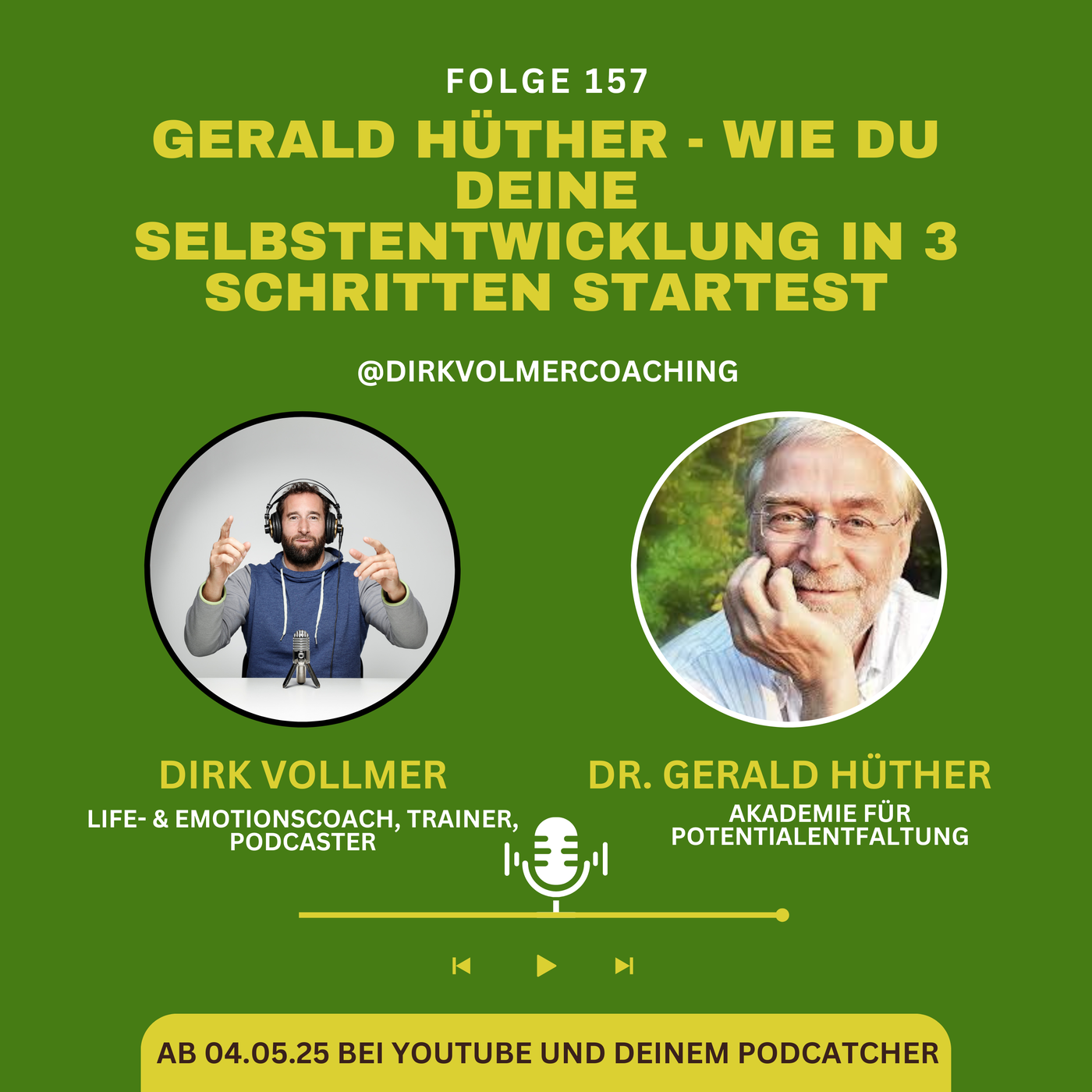 Ich reagiere: Gerald Hüther - Wie Du Deine Selbstentwicklung in 3 Schritten startest