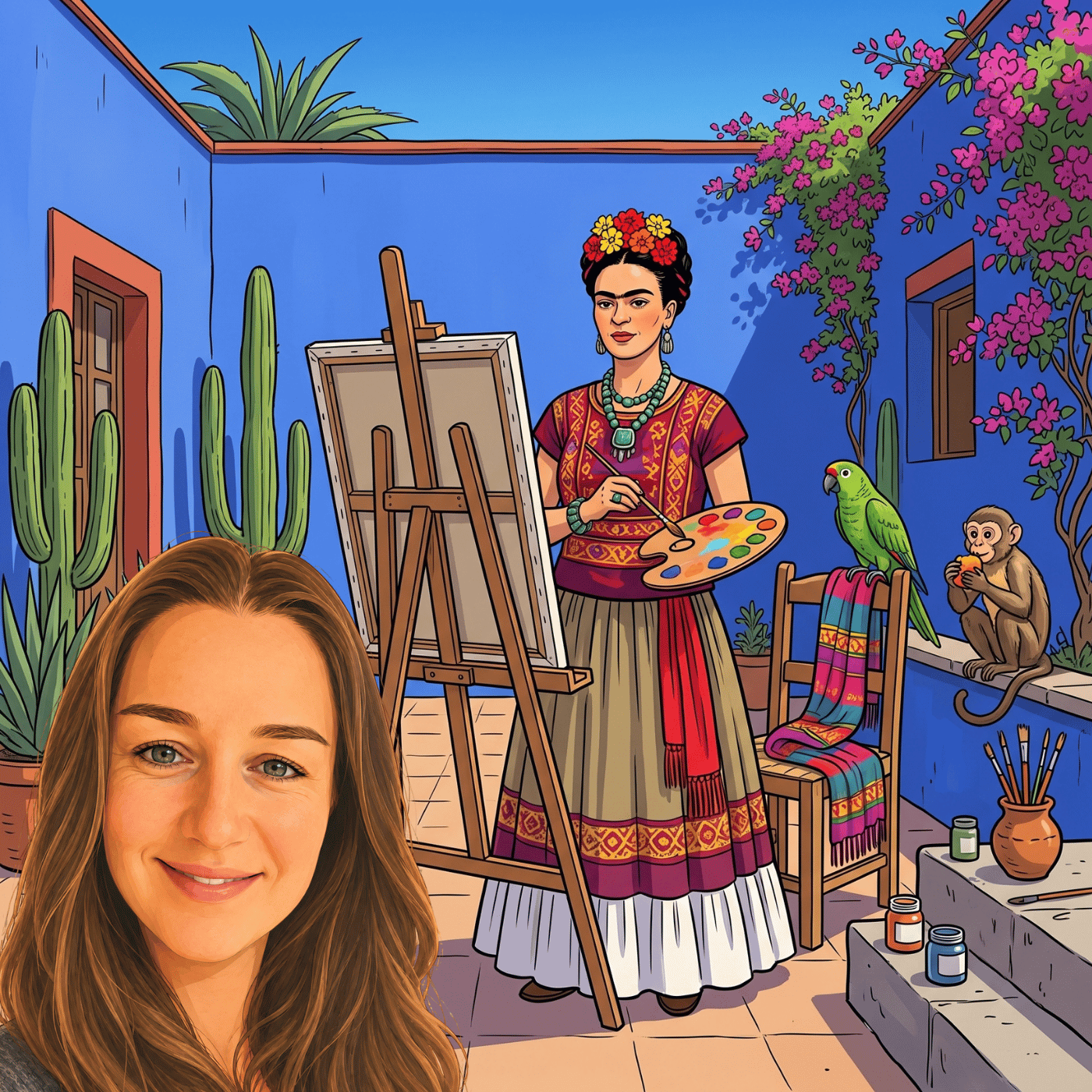 Frida Kahlo – Die Malerin mit dem Affen | Geschichte für Kinder