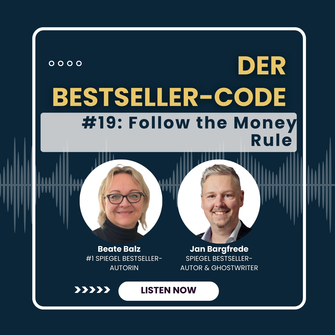 Der Bestseller-Code #19: Follow the Money Rule