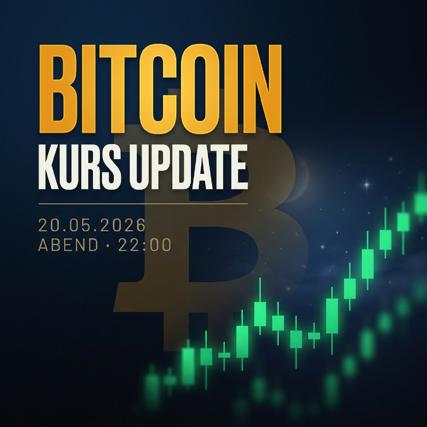 Bitcoin Kurs Abend 20.05.2026: 66.726 € (+0.89 %)