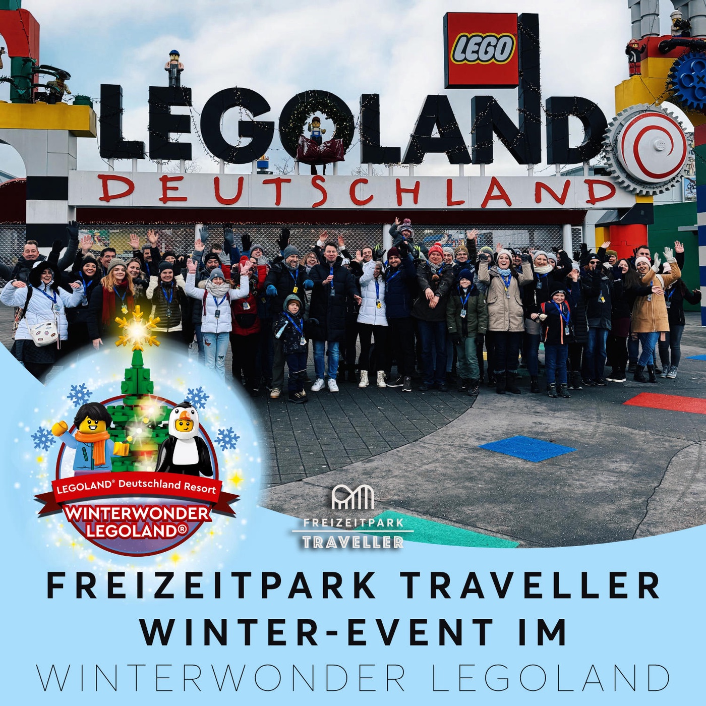Freizeitpark Traveller Winter-Event im WinterWonder LEGOLAND