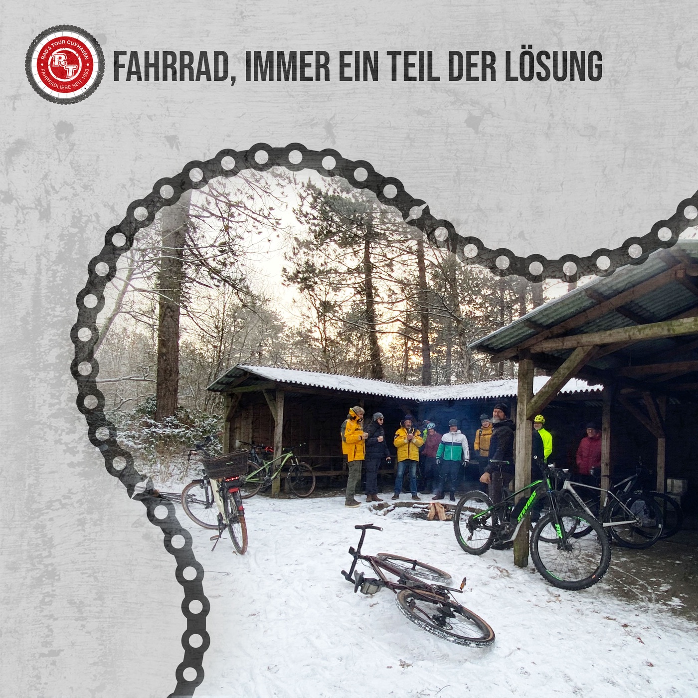 Radeln für den Weihnachtsbraten