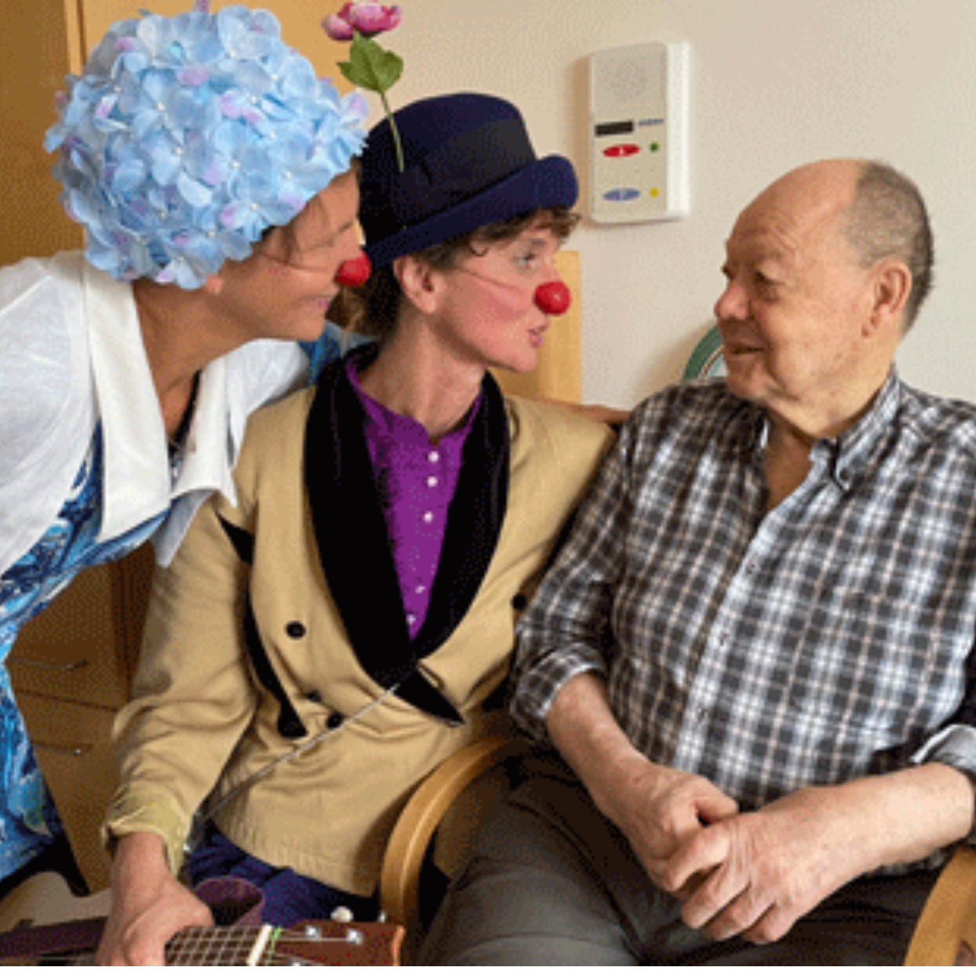 Zwei Clowns im Pflegeheim