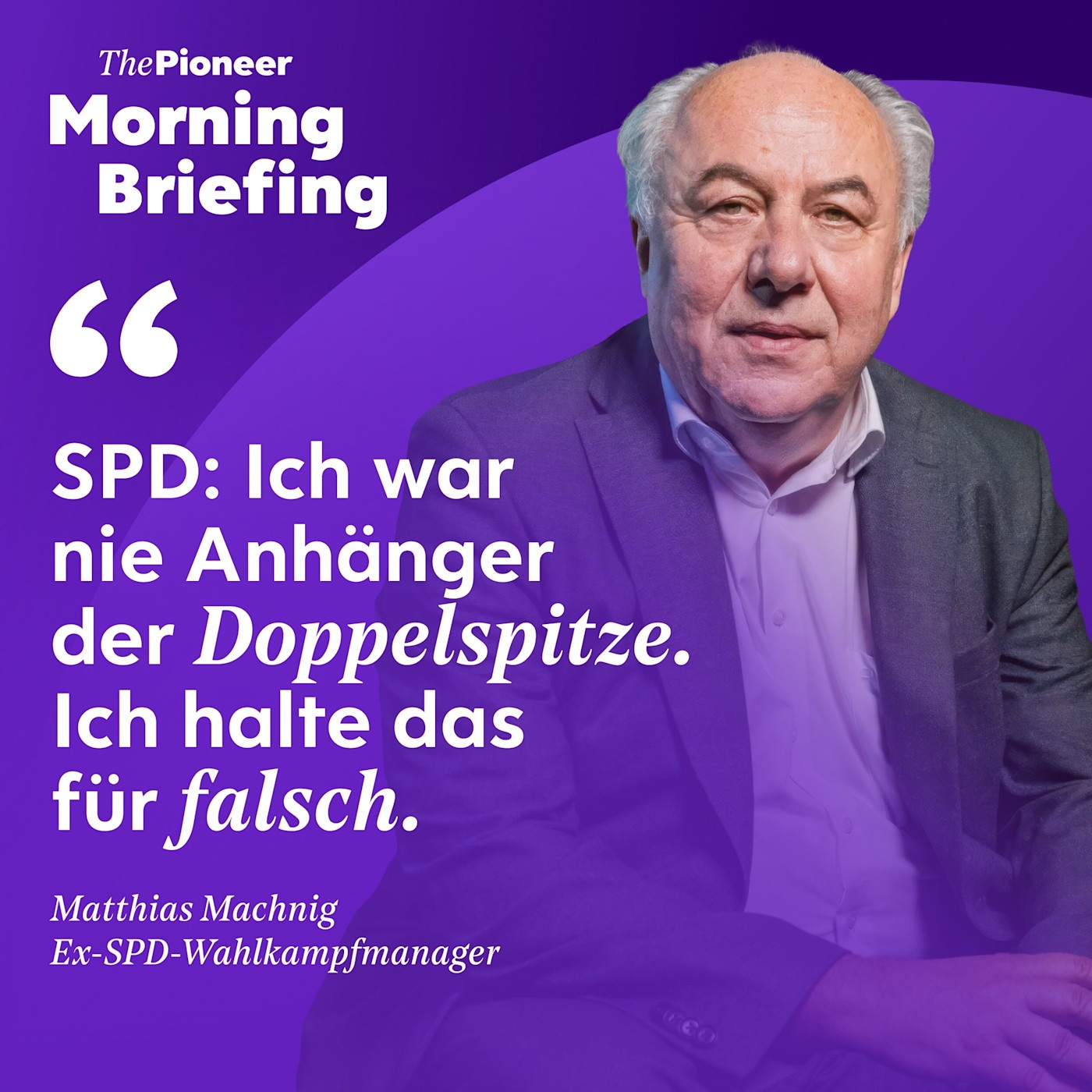 Ex-Kampa-Chef Machnig über die Binnenlogik der SPD | die CDU auf der Suche | Auktions-Herbst