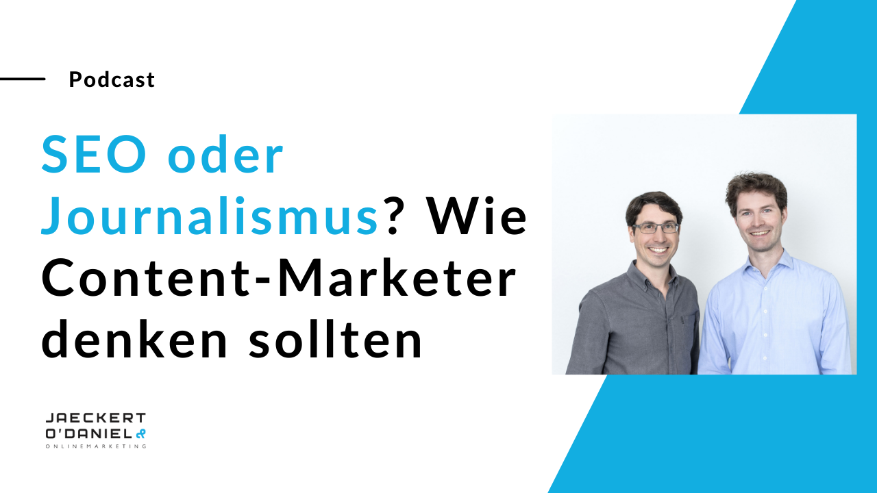 SEO oder Journalismus? Wie Content Marketer denken sollten