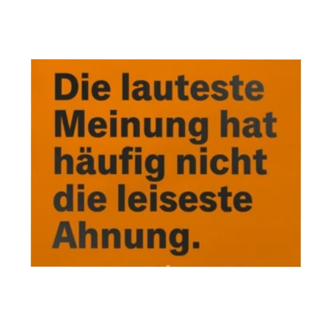 Zweifel ist der Bruder/die Schwester des Glaubens