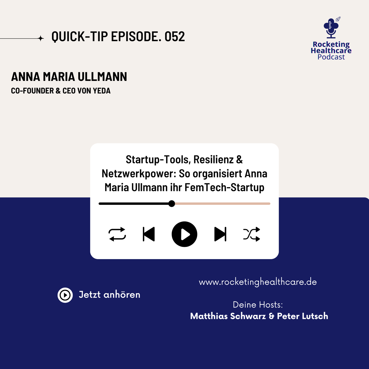 QuickTips #52: Mit Anna Maria Ullmann, Co-Founder & CEO von Yeda