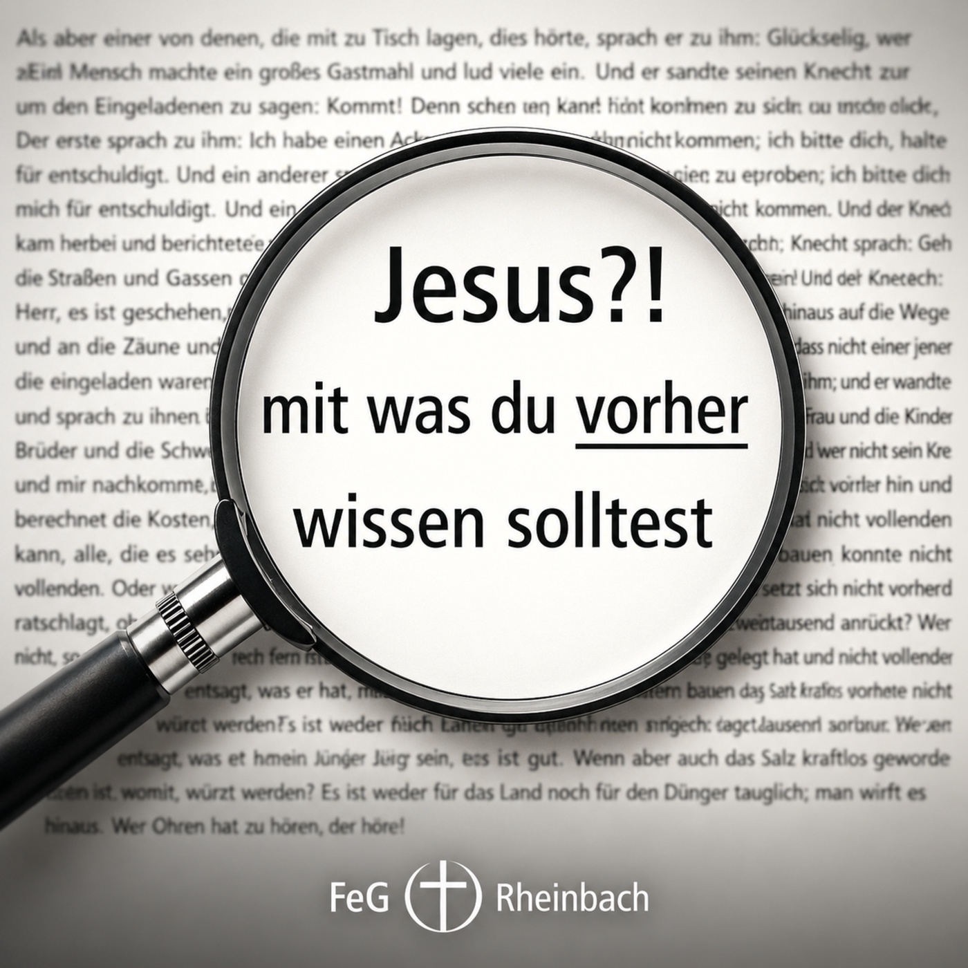 Jesus – Was du vorher wissen solltest