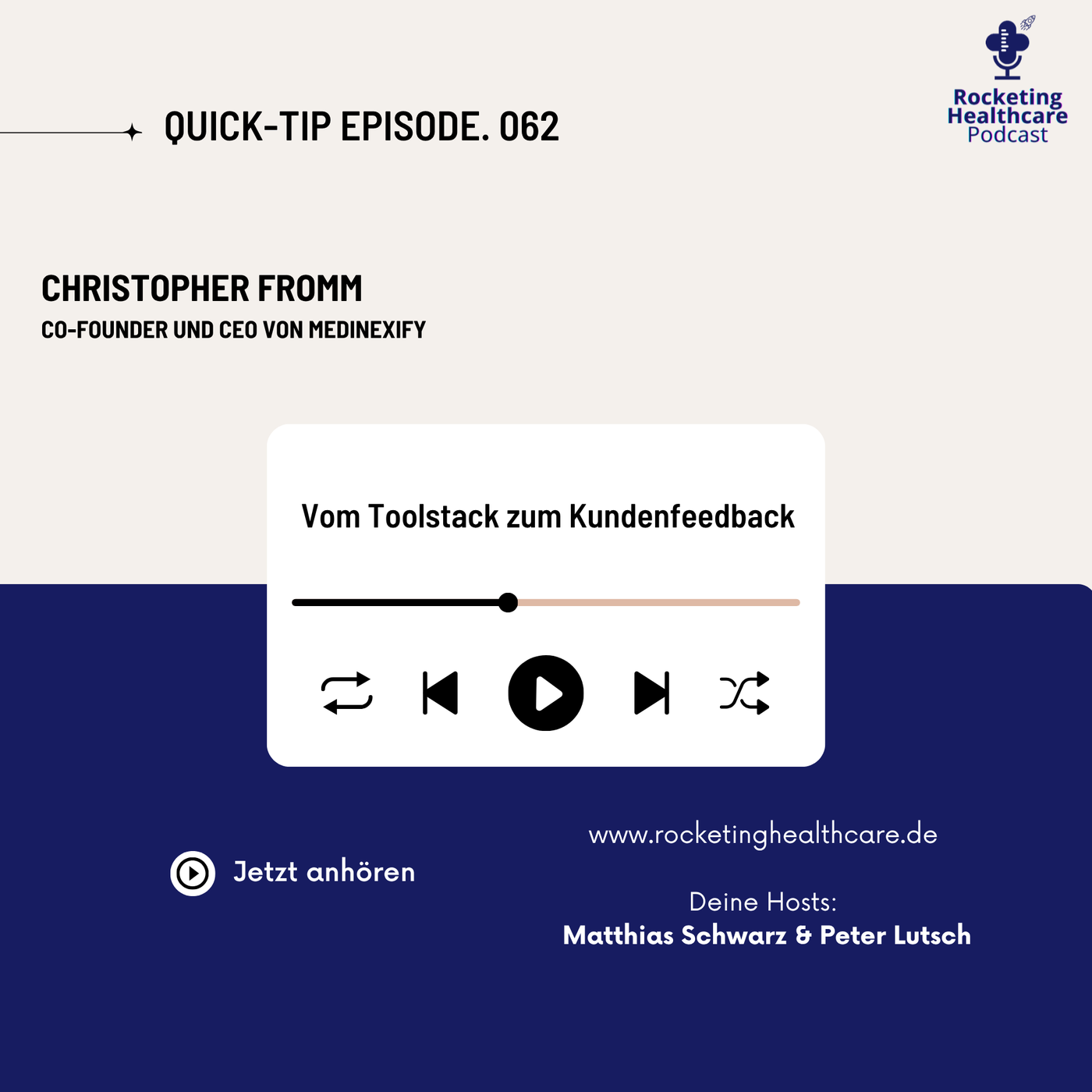 QuickTips #62: Mit Christopher Fromm, Co-Founder und CEO von Medinexify