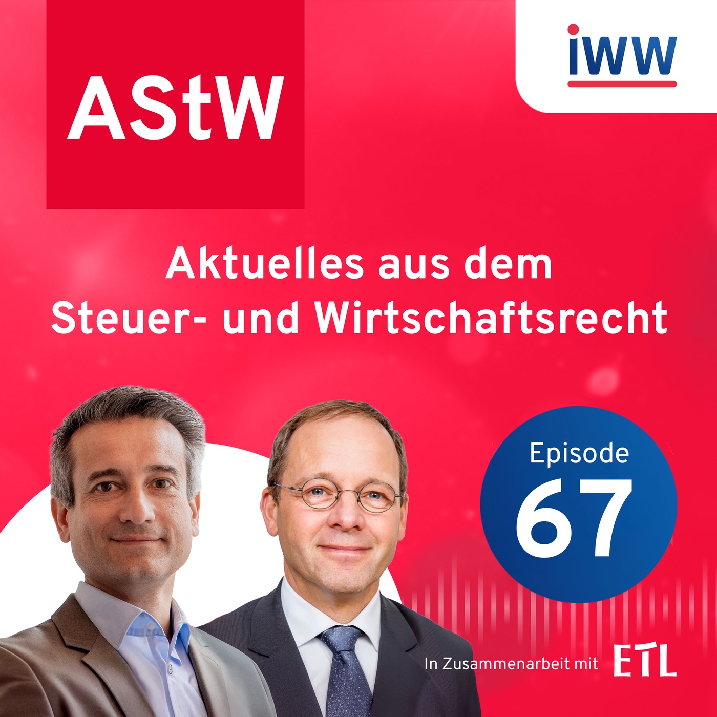 Episode 67: Umsatzsteuer, BpO, Energieversorgung, Vander-Elst-Visum, Handgeld, Urheberrechte