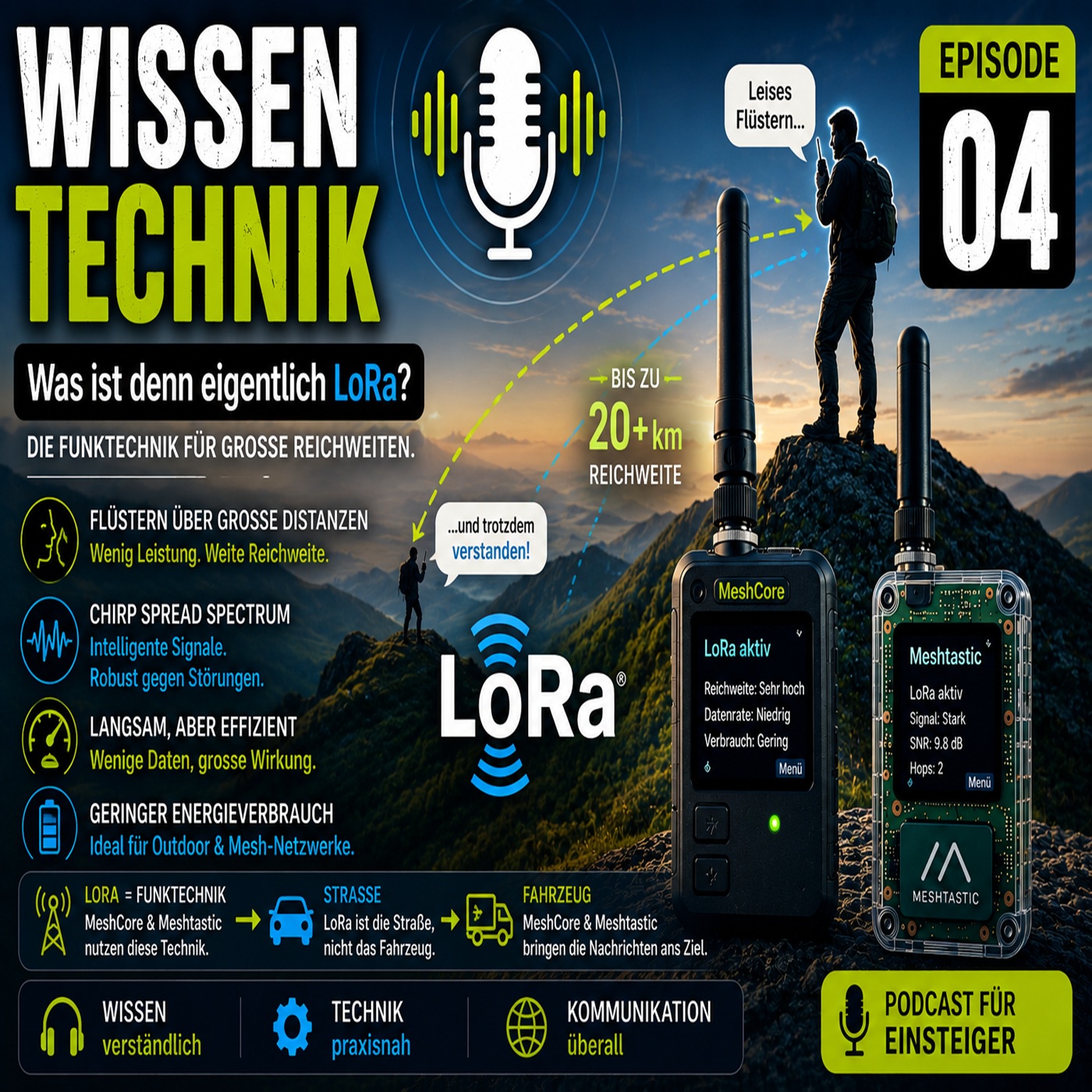 WISSEN TECHNIK - MeshCore & Meshtastic - 4. Episode