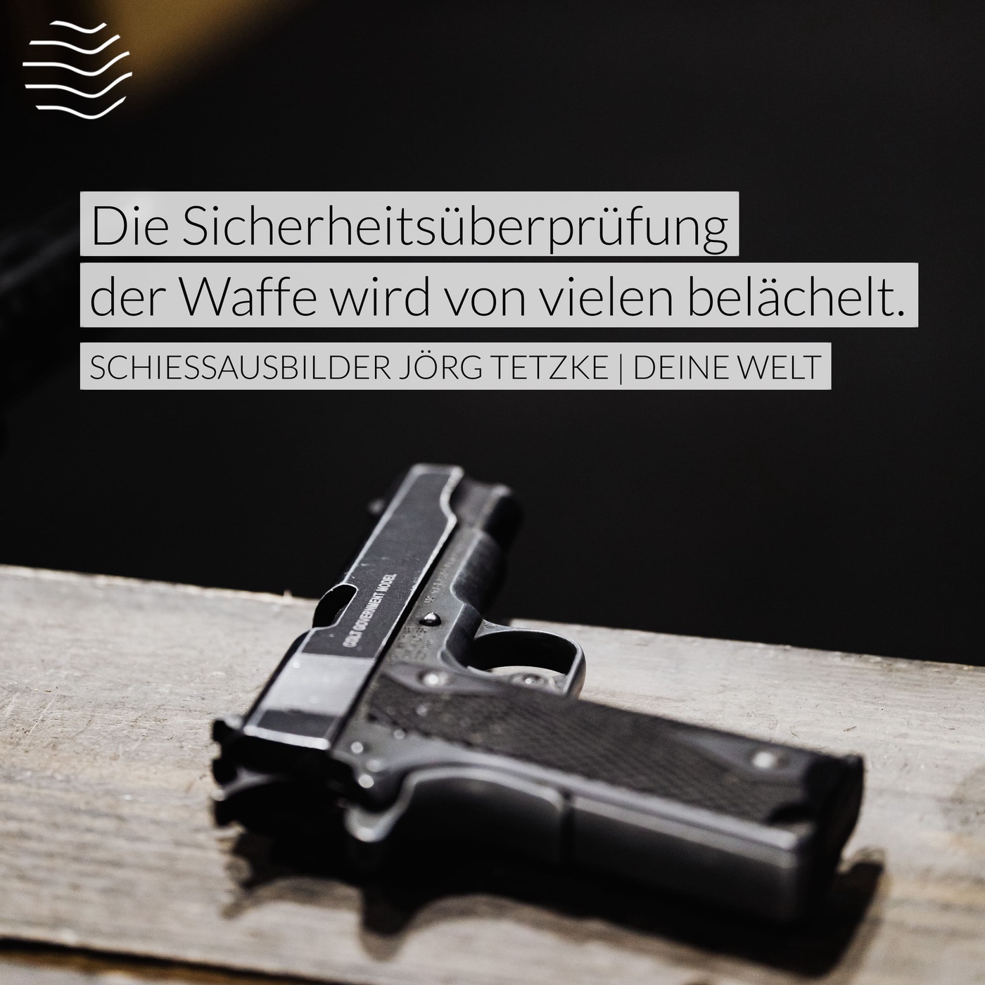 Finger am Abzug – Schießausbilder Jörg und die Waffen