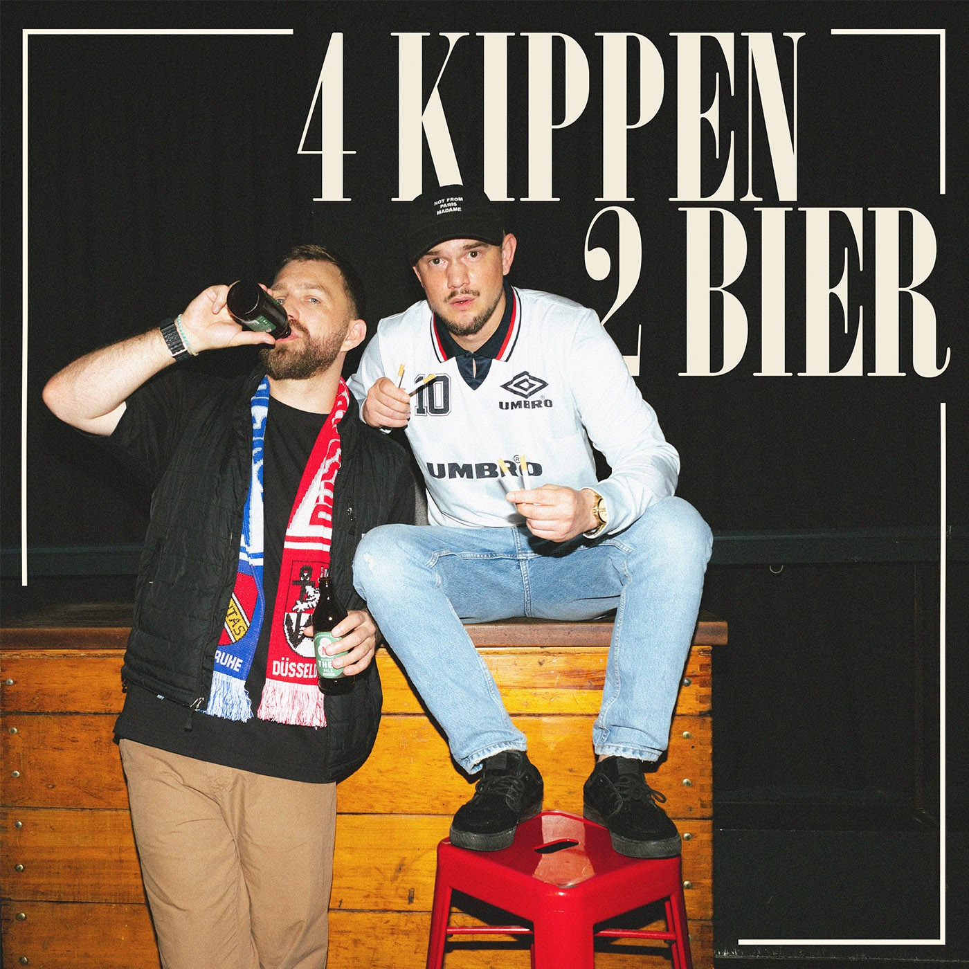 Vier Kippen Zwei Bier