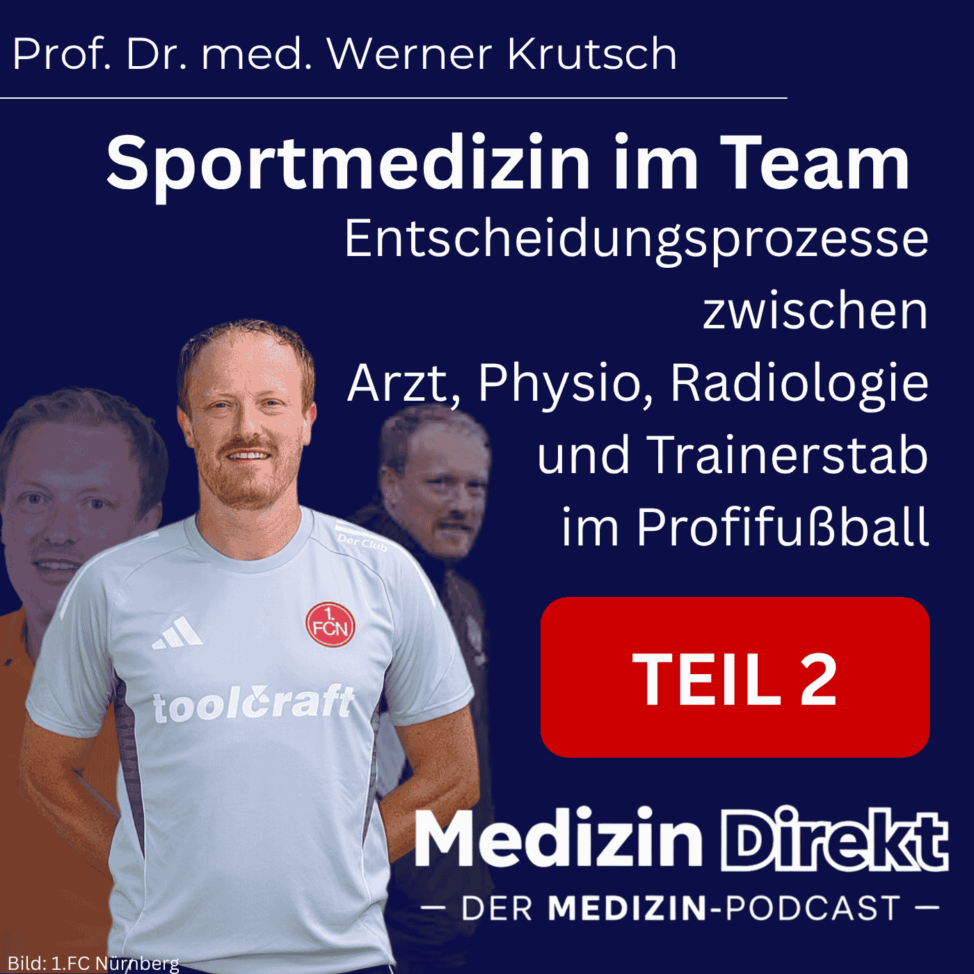 Sportmedizin im Team – Entscheidungsprozesse im Profifußball (Teil 2) mit Prof. Dr. Werner Krutsch 