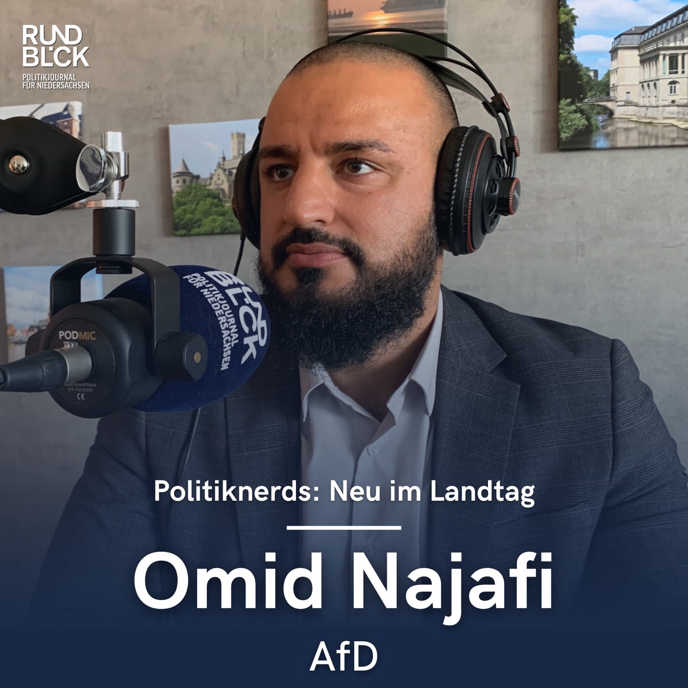 Neu im Landtag: Omid Najafi (AfD)