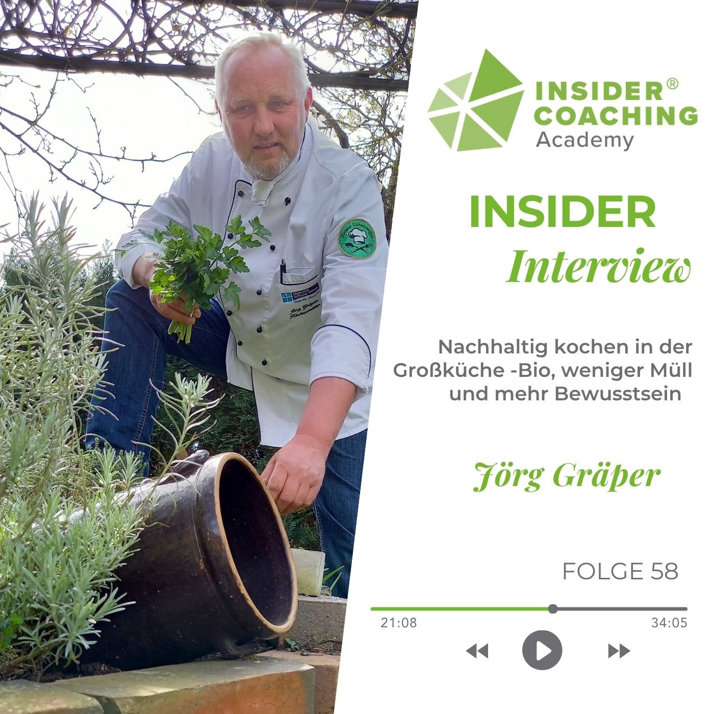 #58  Nachhaltig kochen in der Großküche – Bio, weniger Müll und mehr Bewusstsein | Jörg Gräper