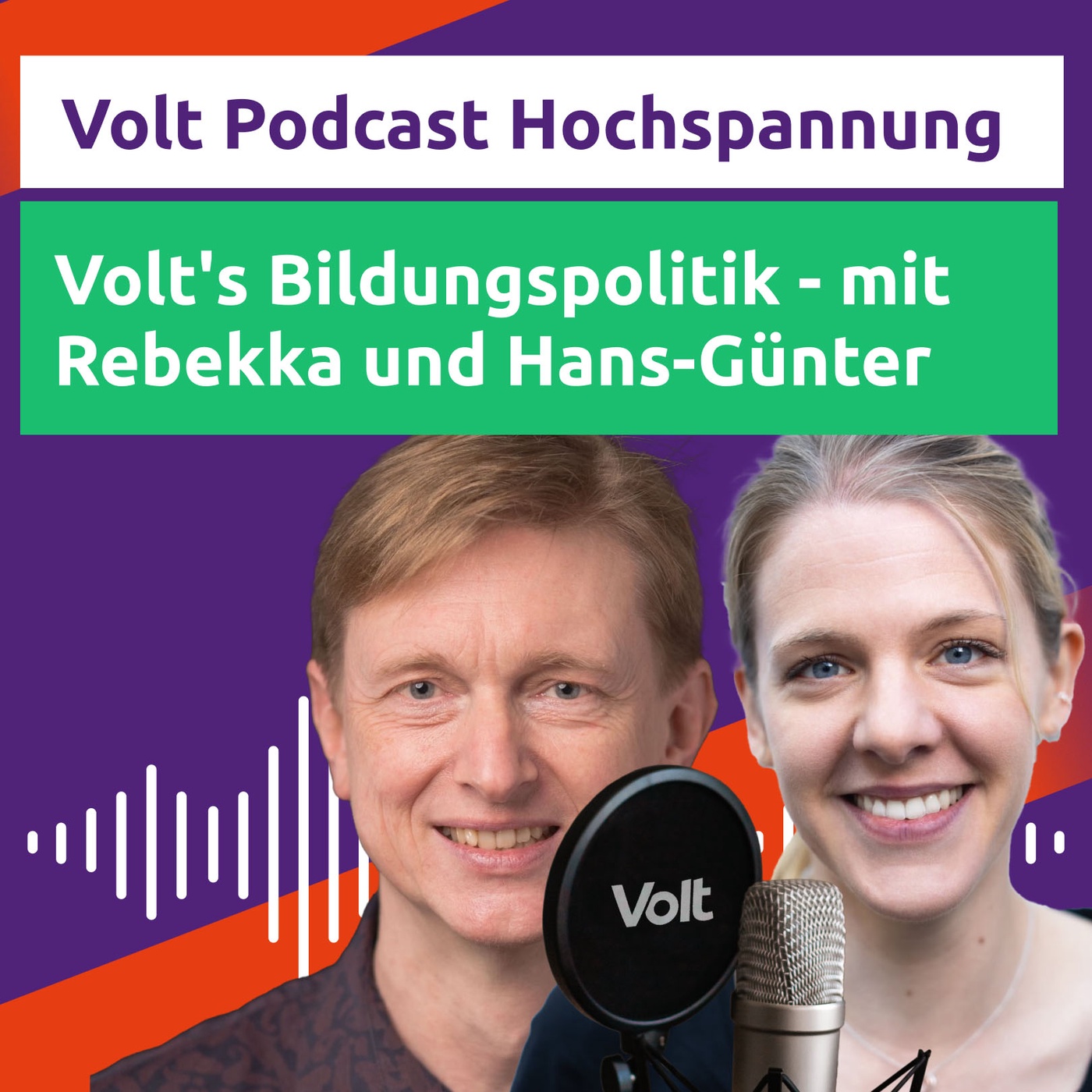 #Wahlprogrammfolge: Volts Bildungspolitik - mit Rebekka und Hans-Günter - Hochspannung Podcast