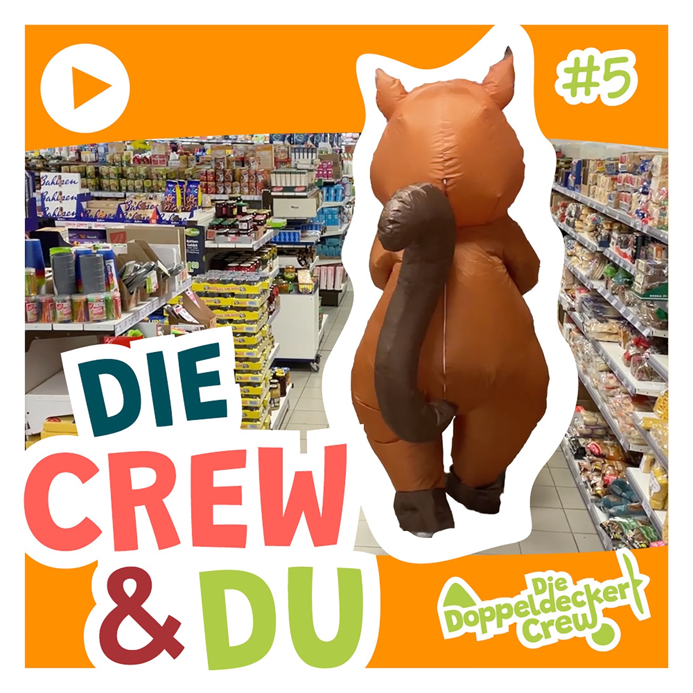 Als TIER einkaufen gehen?! | Crew&Du #5 | Die Doppeldecker Crew | Interaktives Video für Kinder