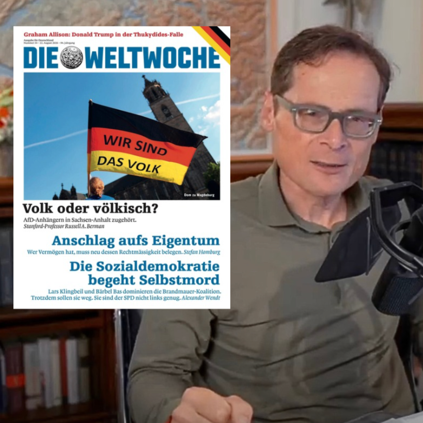 Entspannt euch:  Die AfD aus Sicht einer amerikanischen Stanford-Professors - Vorschau «Weltwoche»