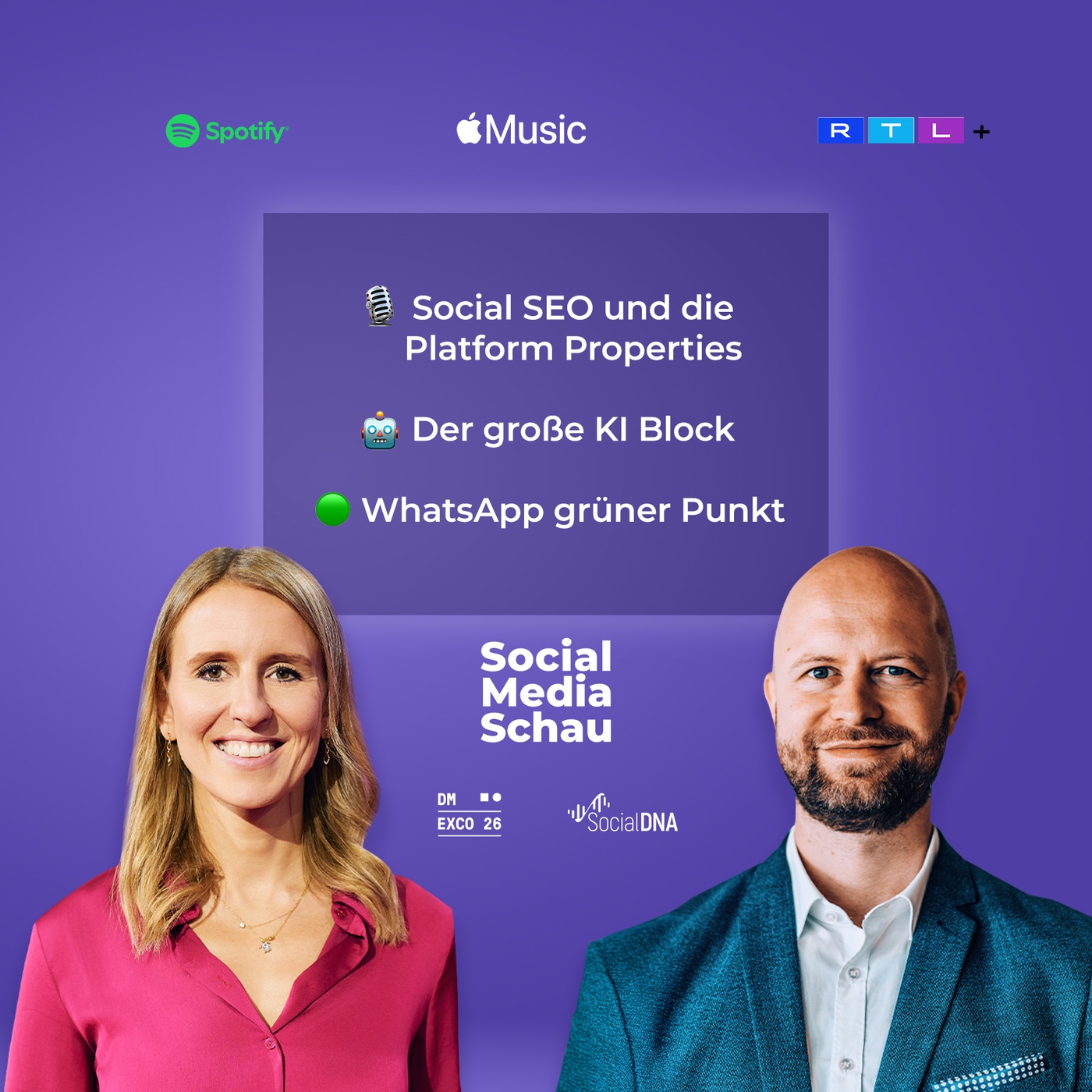 Social SEO wird messbar | Meta und KI unter Druck | WhatsApp testet den grünen Punkt #SMS13