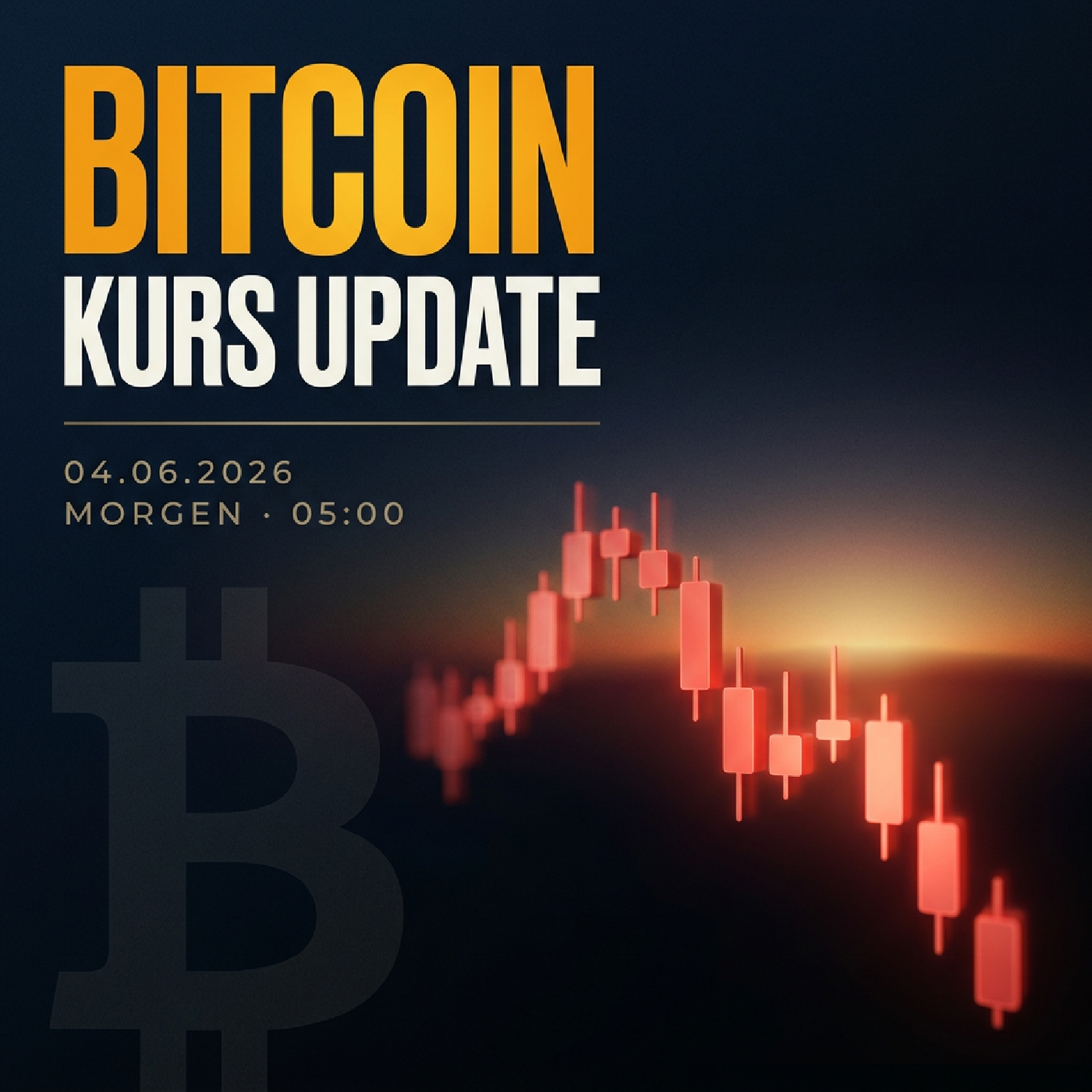 Bitcoin Kurs Morgen 04.06.2026: 54.418 € (-4.90 %)