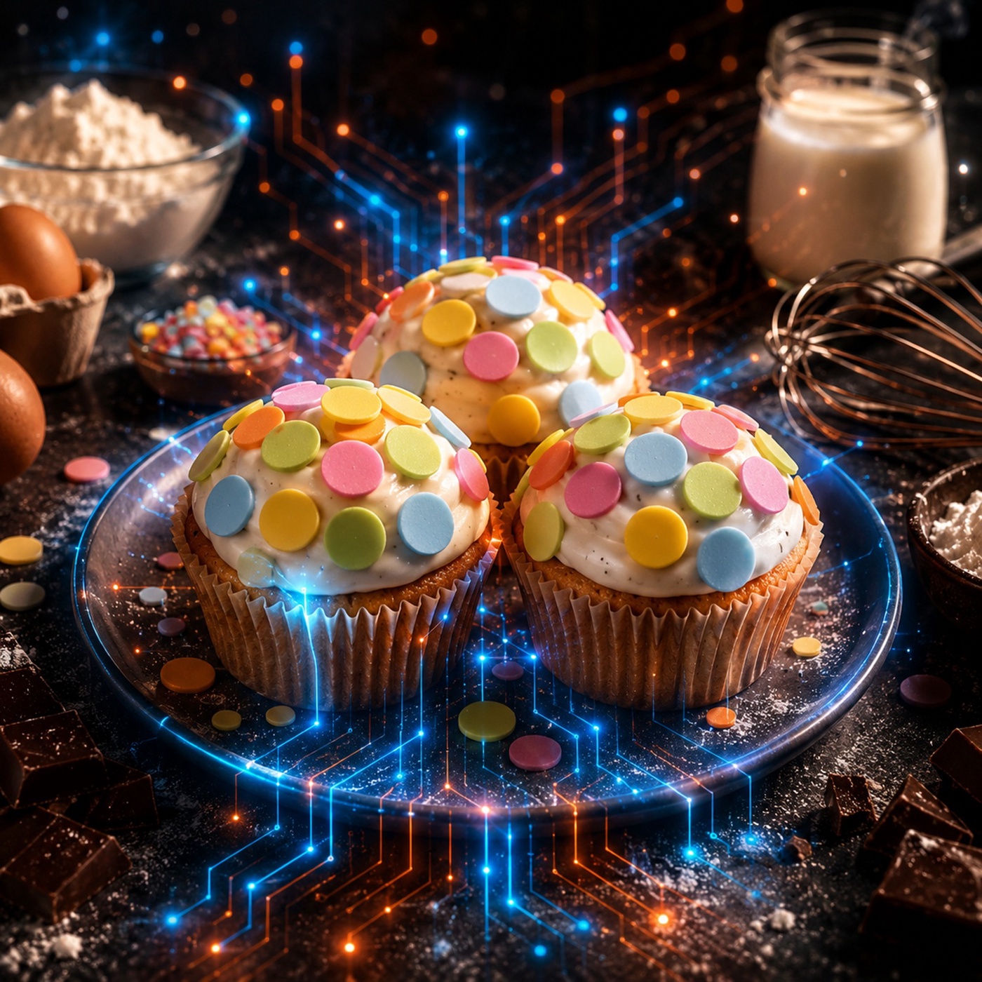 11. Kuchen-Kandidat: Mini Polka Dot Kuchen