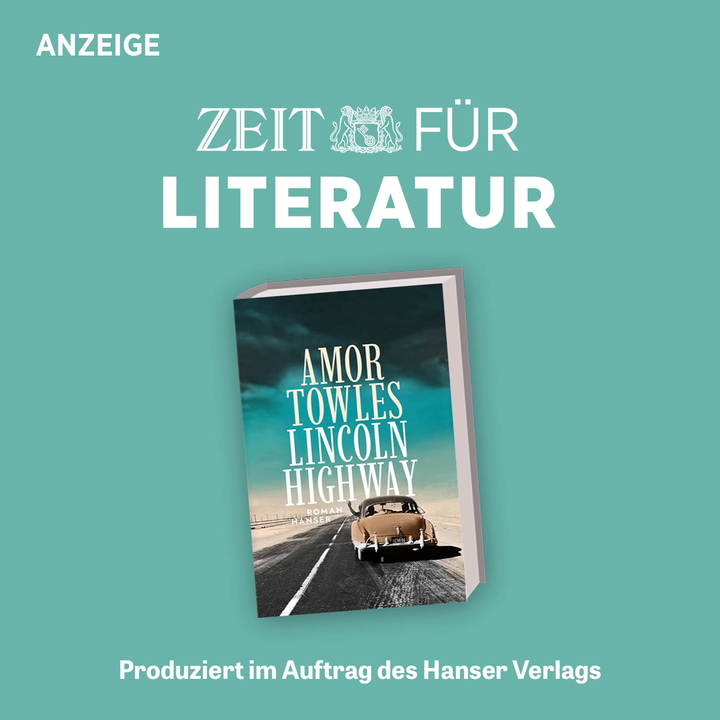 ZEIT für Literatur mit Amor Towles