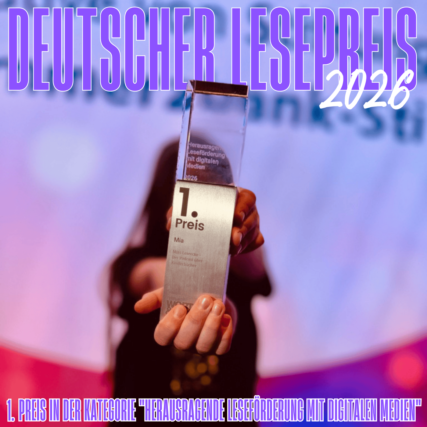 🏆 Mia gewinnt den deutschen Lesepreis 2026! 🏆