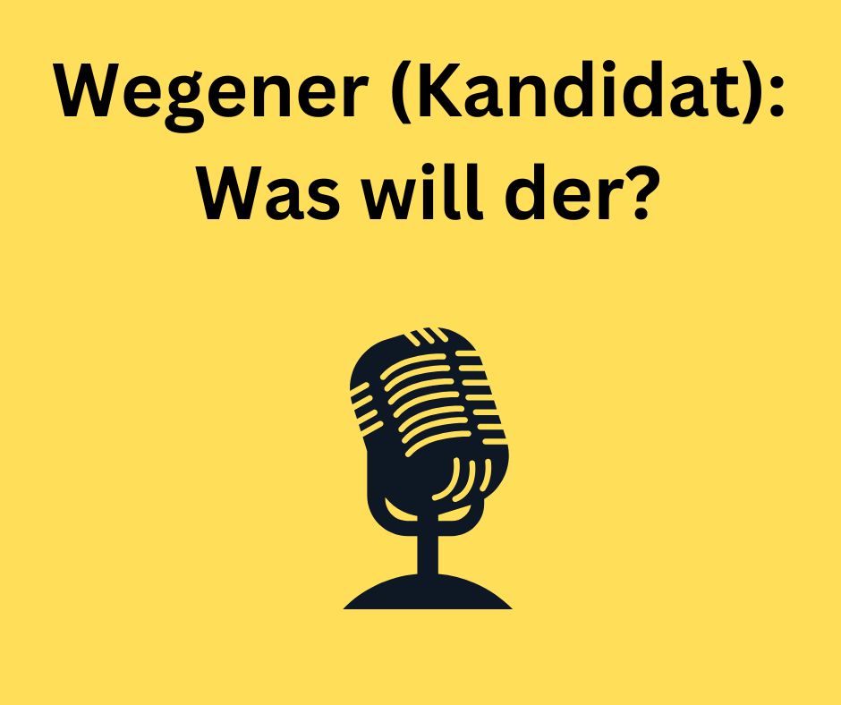 Der Wegener von der FDP - Was will der?