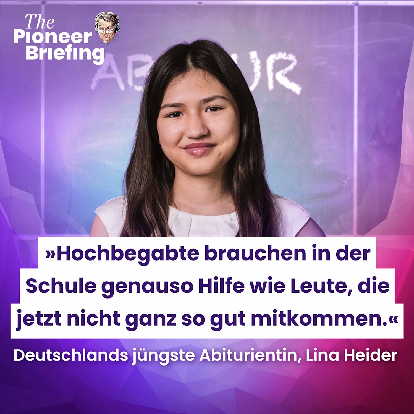 Wie lebt es sich als Deutschlands jüngste Abiturientin, Lina Heider? 