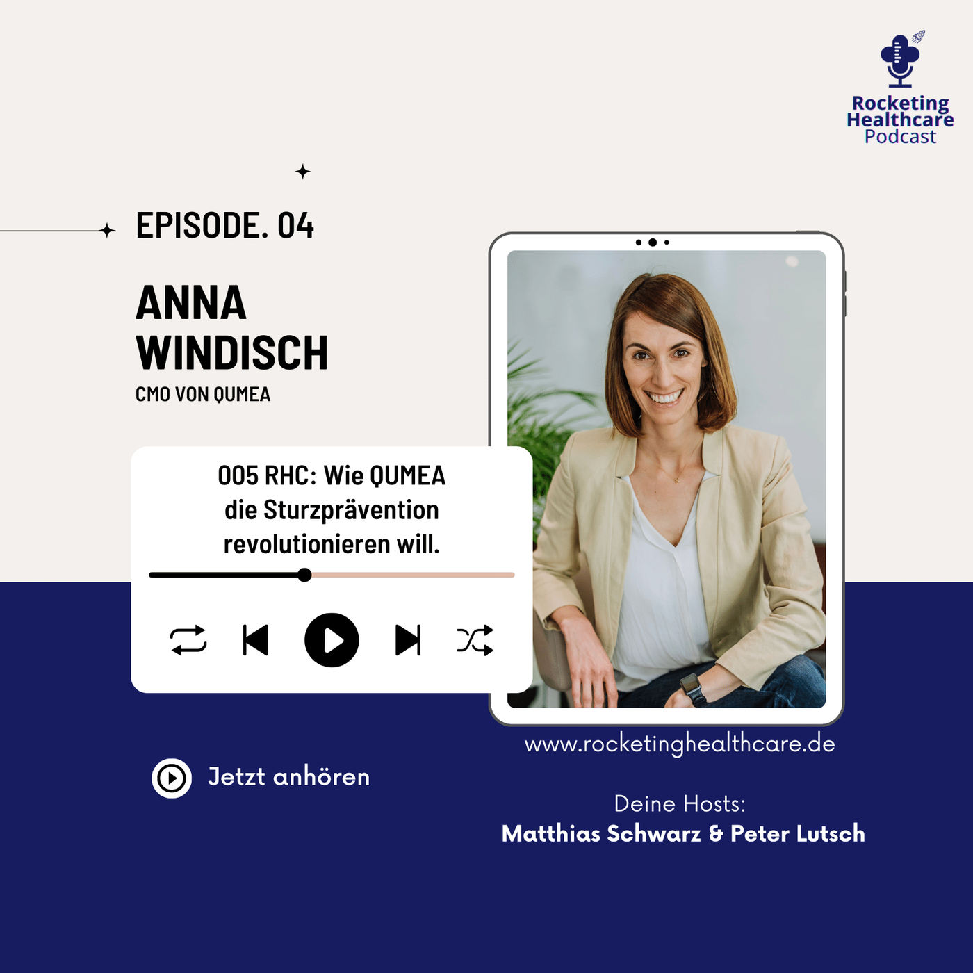 RHC 005: Erfolgreiche Sturzprävention und Patientenmonitoring - Interview mit Anna Windisch CMO von QUMEA