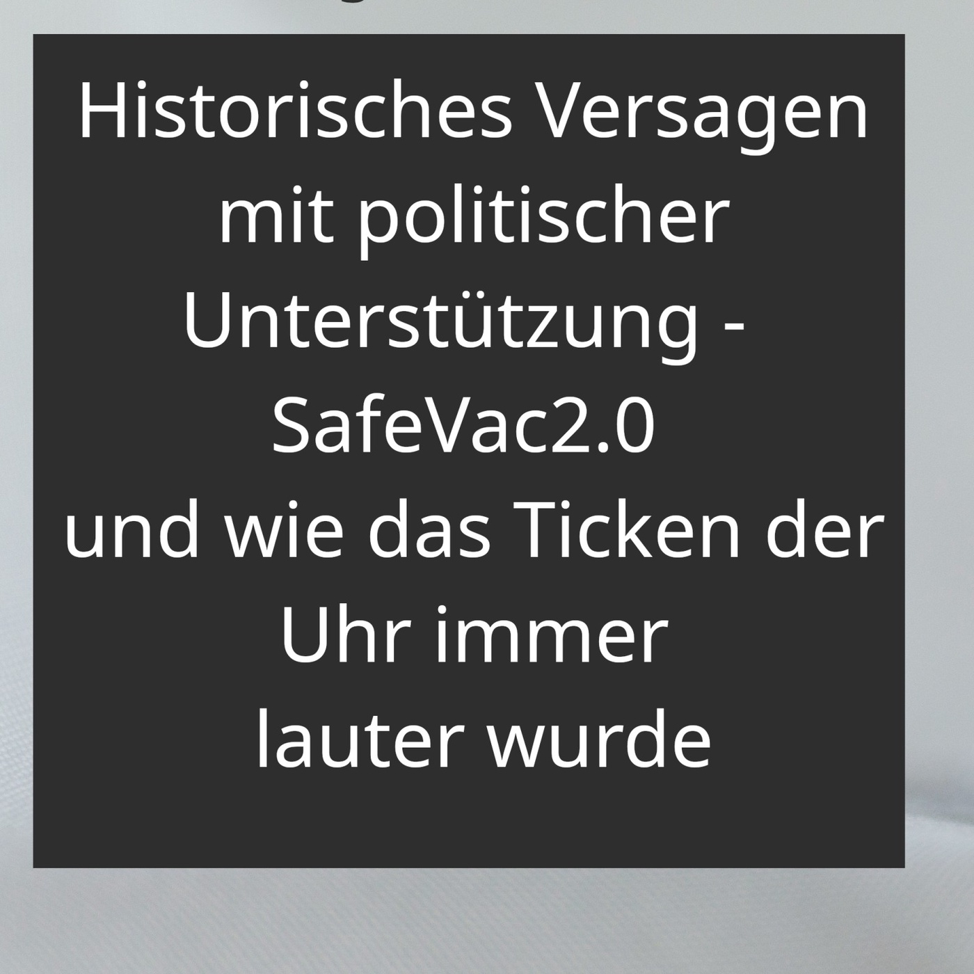 Paul-Ehrlich-Institut: Historisches Versagen 
