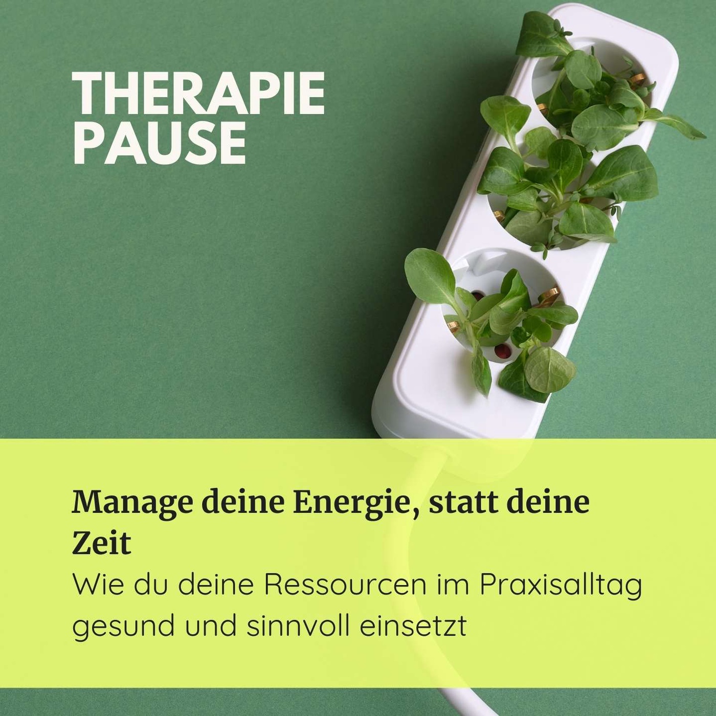 #28 Manage deine Energie, statt deine Zeit - Wie du deine Ressourcen im Praxisalltag gesund und sinnvoll einsetzt