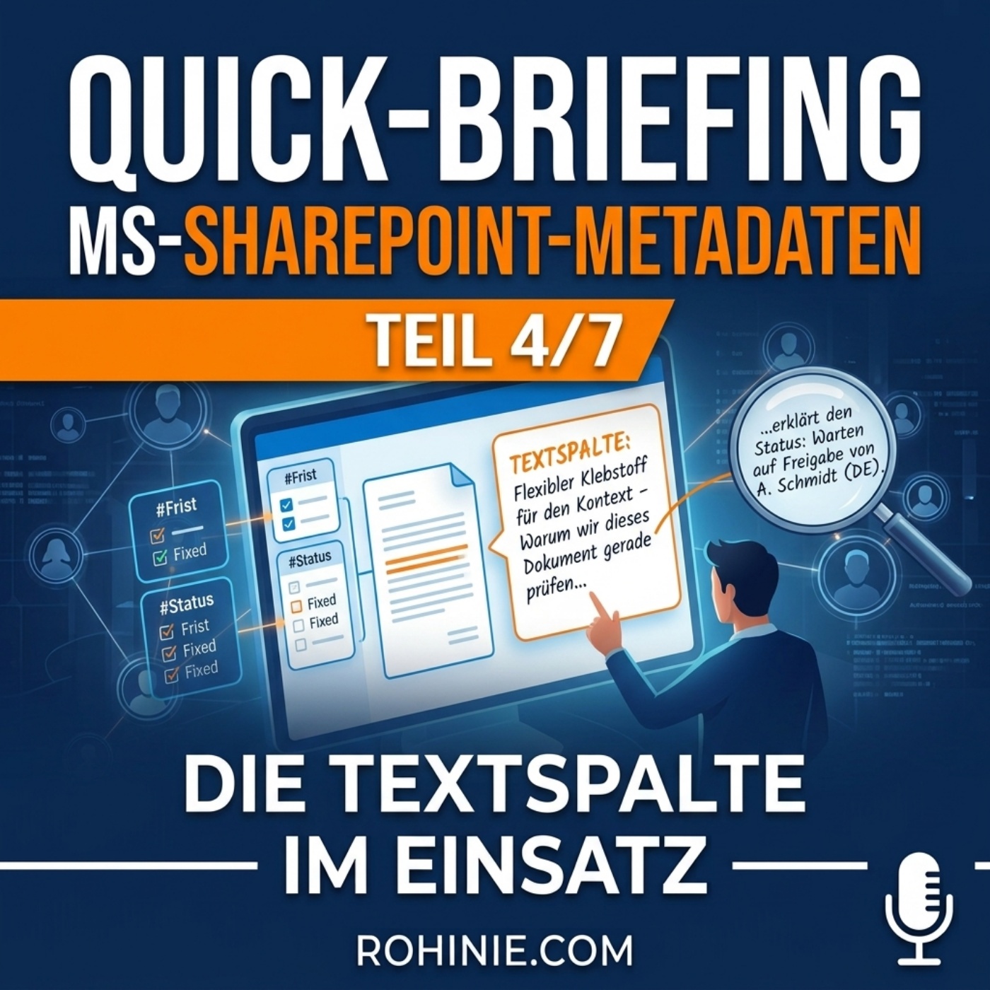 Quick-Briefing: MS-SharePoint-Metadaten Teil 4/7: Die Textspalte im Einsatz