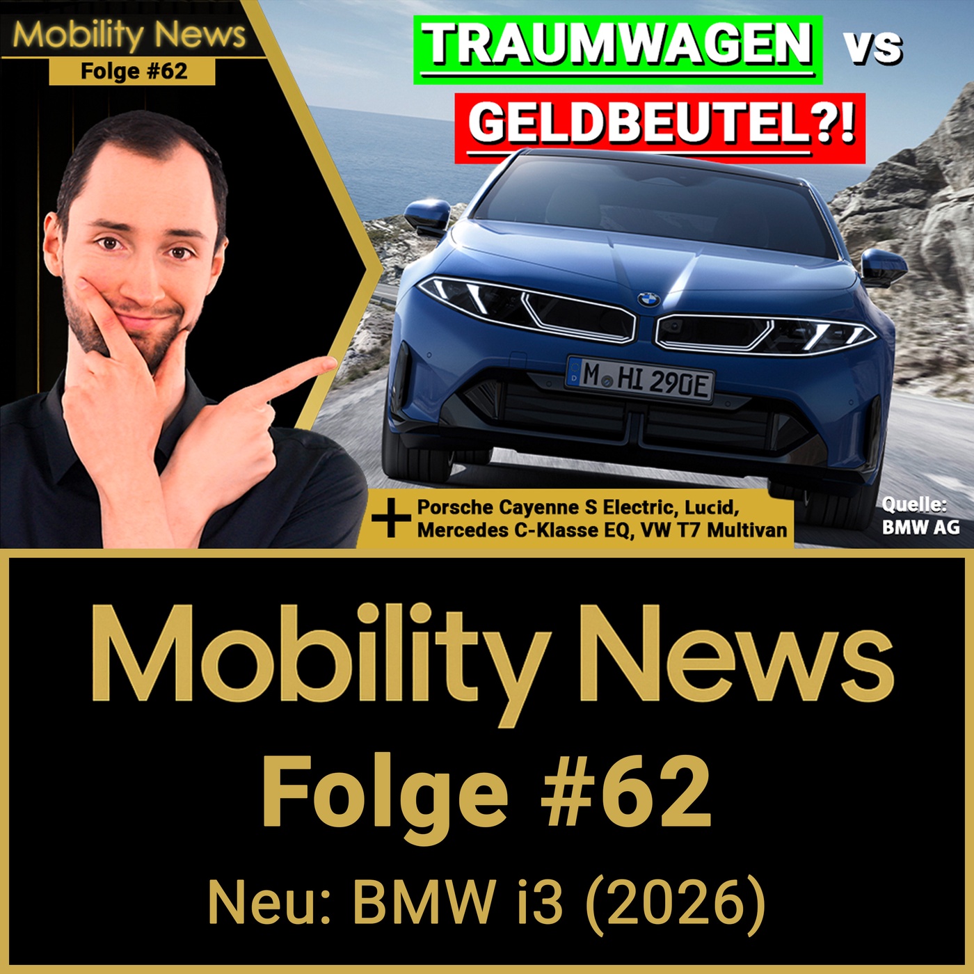 900 KM REICHWEITE?! BMW greift mit dem i3 (2026) jetzt richtig an! | Mobility News #62