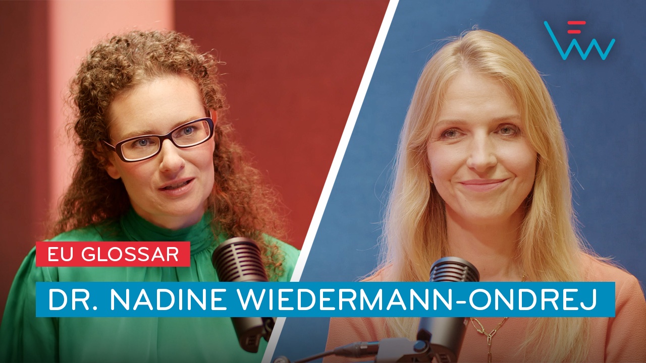 EU Glossar mit Dr. Nadine Wiedermann-Ondrej I GVFW - Der Podcast