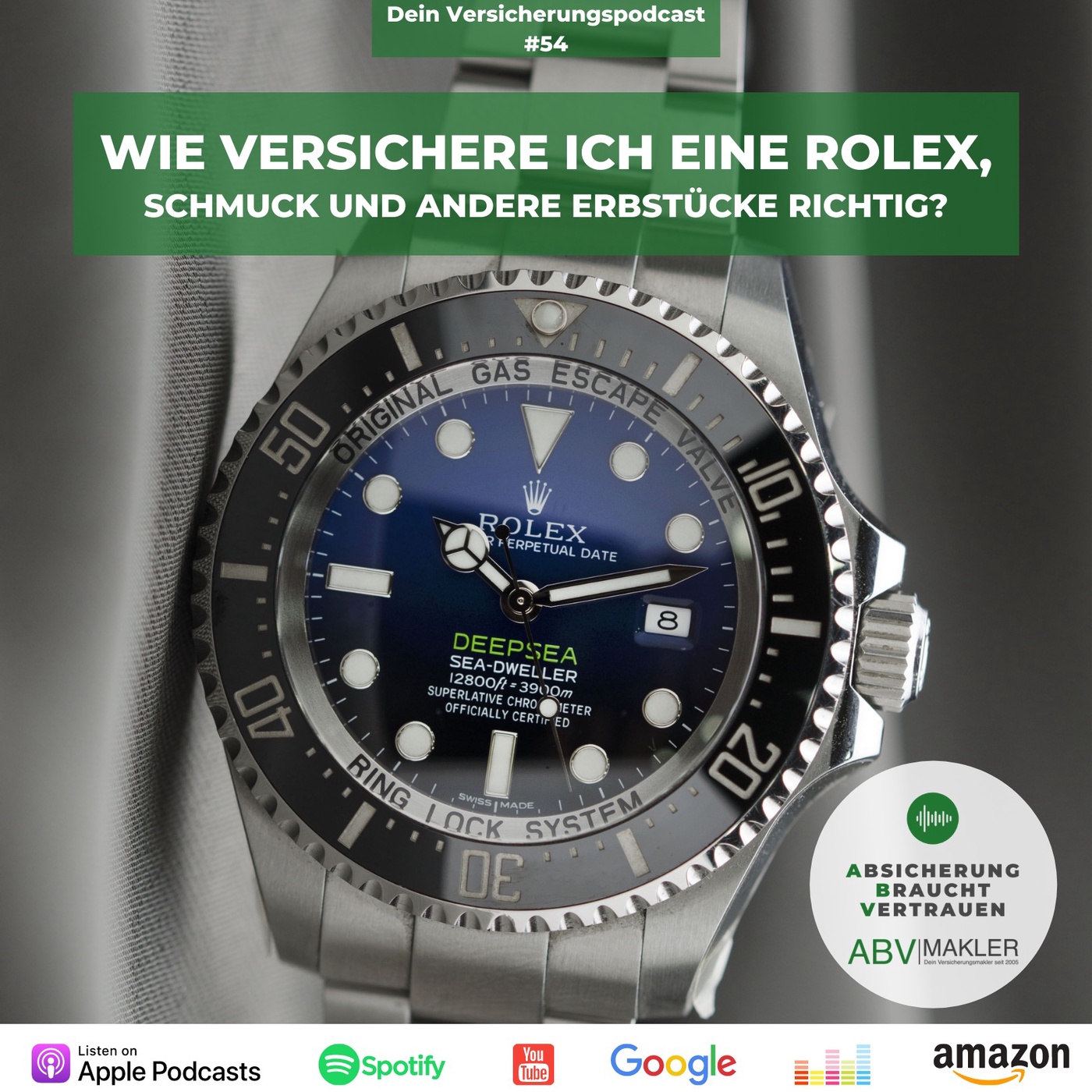 Wie versichere ich eine Rolex, Schmuck und andere Erbstücke richtig?