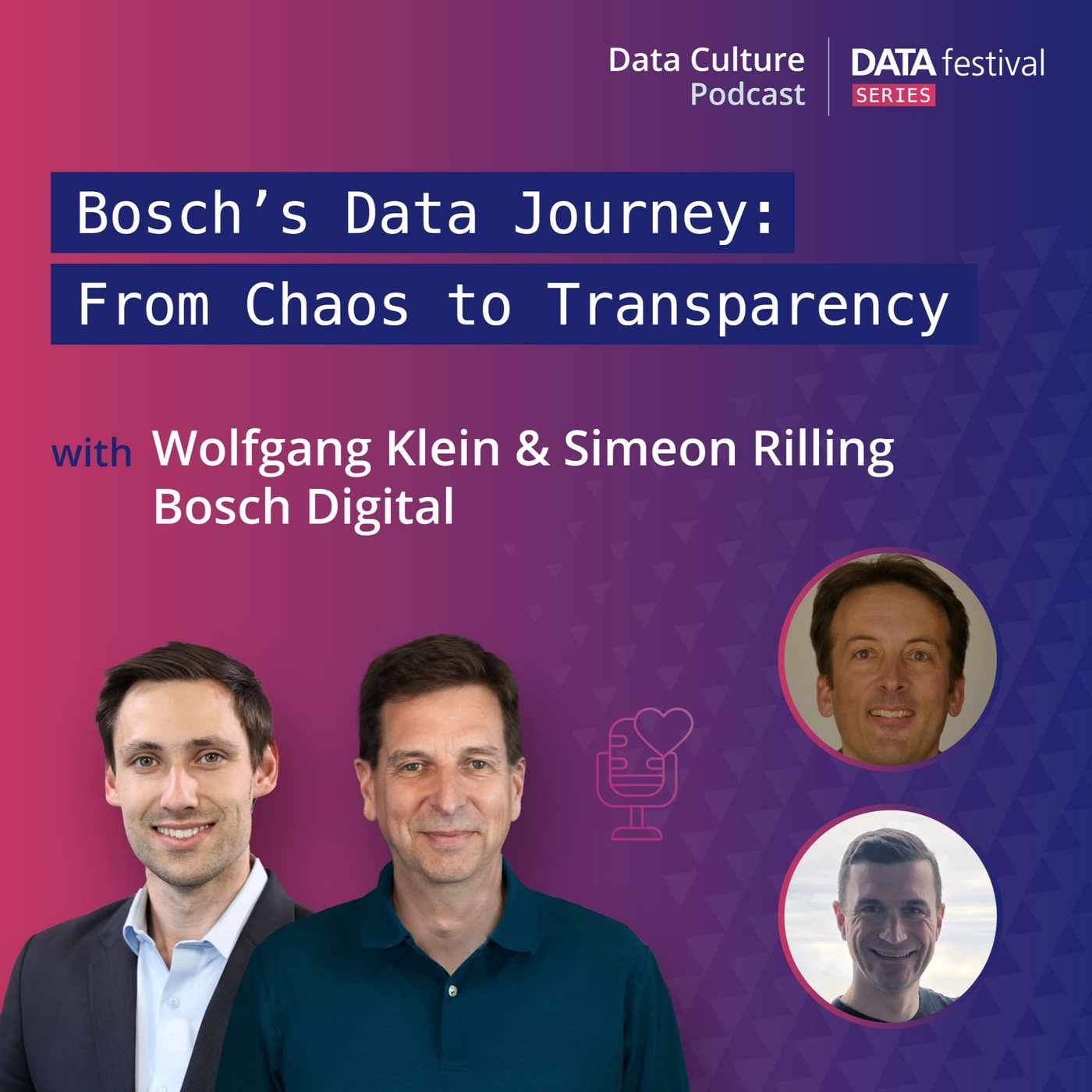 Bosch’s Data Journey: From Chaos to Transparency – with Wolfgang Klein & Simeon Rilling, Bosch Digital