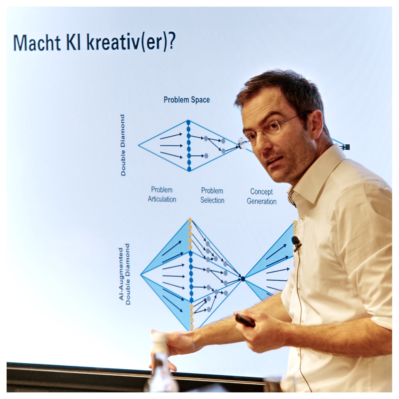 Prof. Matthias Weiß: Kreative KI - Wie kann Technologie kreative Prozesse unterstützen oder behindern?