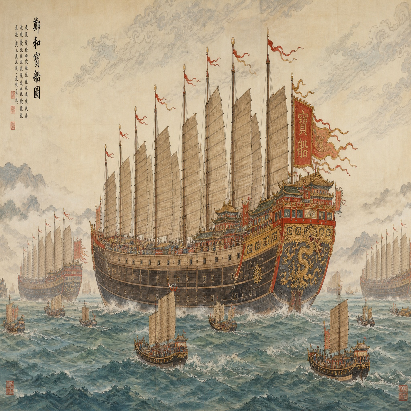 Zheng He und die Schatzflotten: Als Chinas Drachenschiffe die Ozeane beherrschten