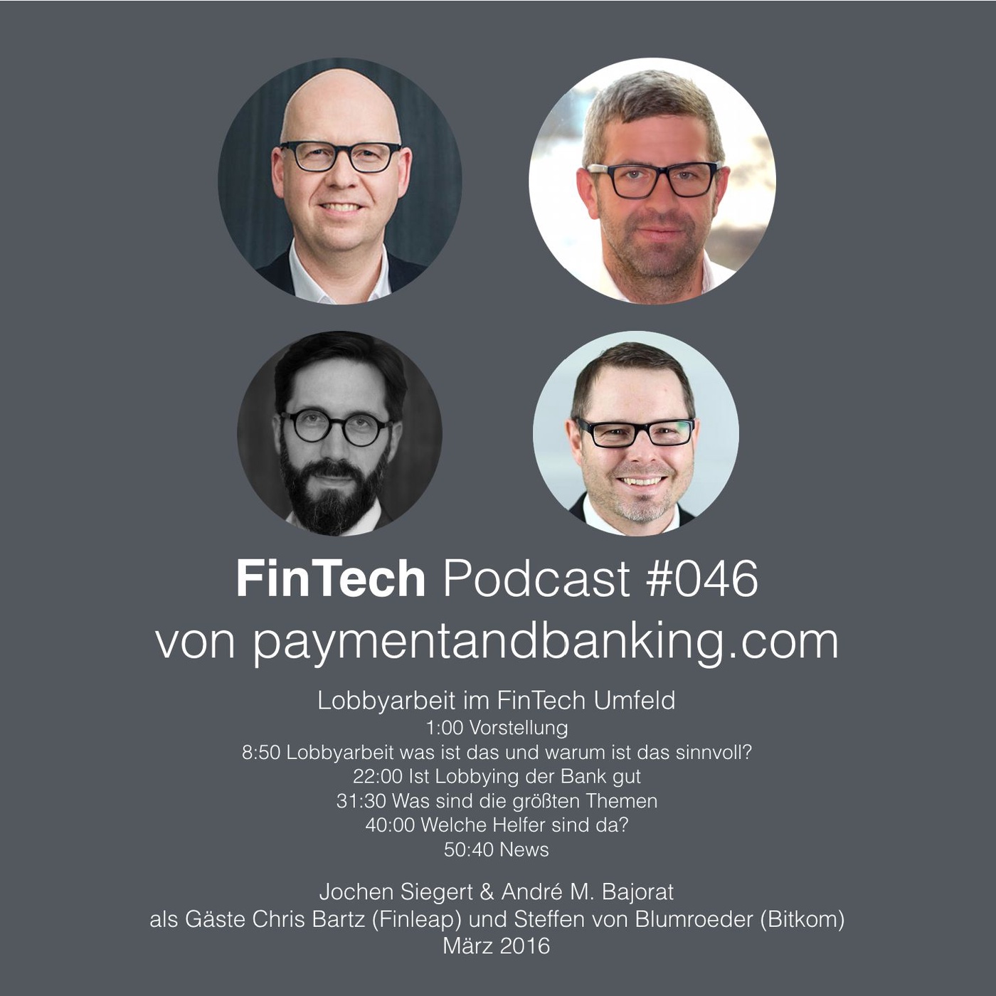 FinTech Podcast #046 - Lobbyarbeit im FinTech Umfeld