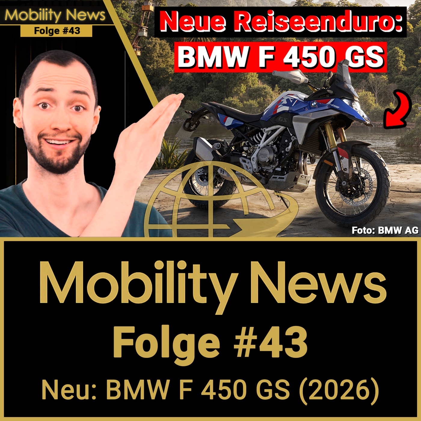 A2-Enduro mit Profi-Tricks: Die neue BMW F 450 GS: Was taugt der Newcomer? | Mobility News #43