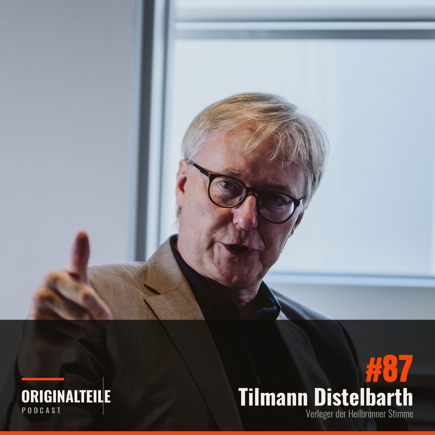 Originalteile-Podcast – Folge #87 mit Tilmann Distelbarth (Verleger der Heilbronner Stimme)